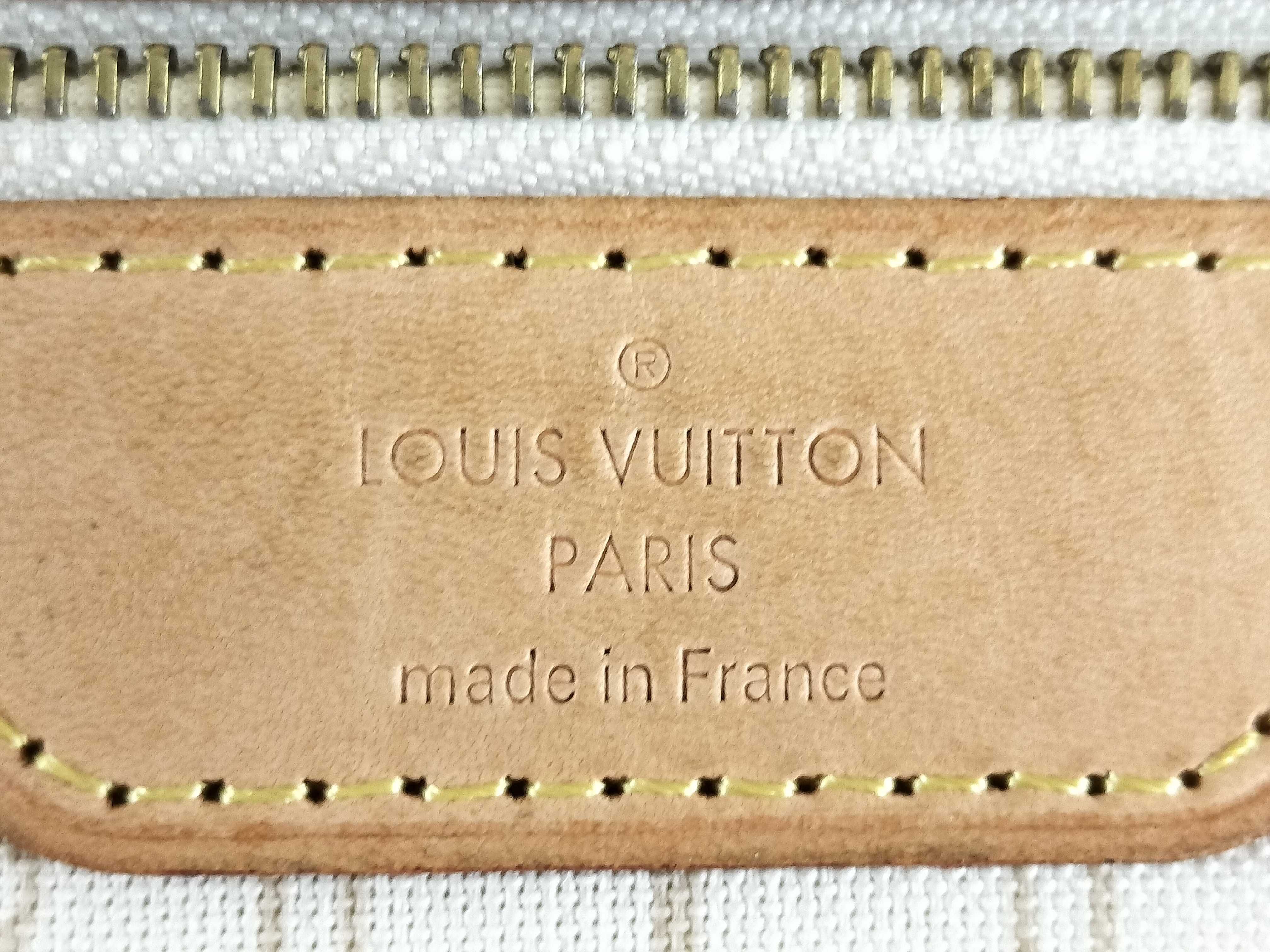 Damier Azur Neverfull Tote Bag White Canvas N — view 12