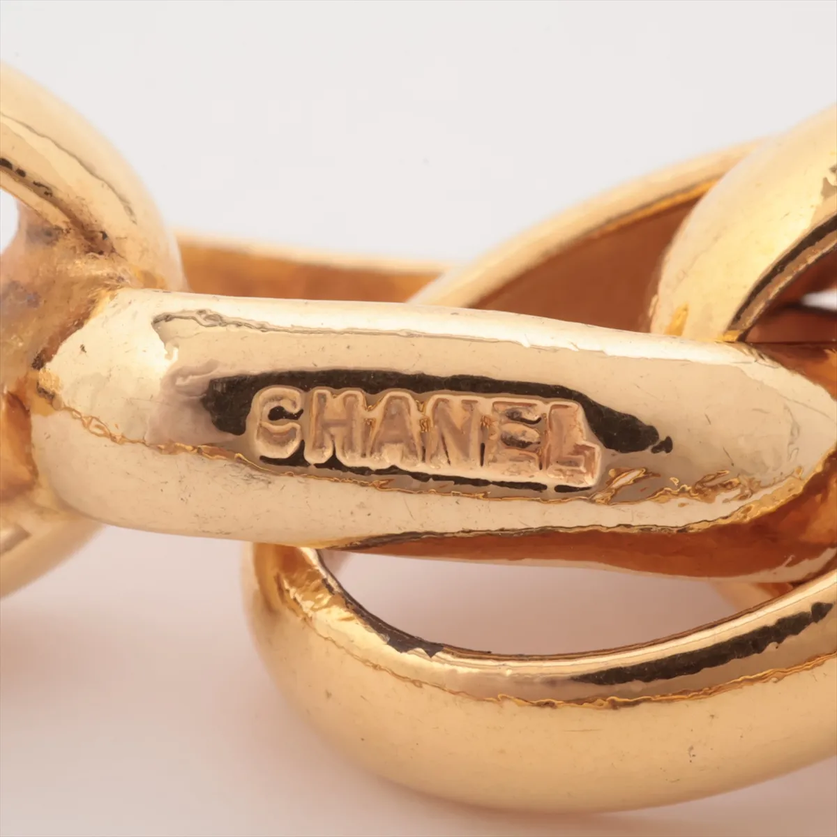 logo necklace, GP gold, — view 4