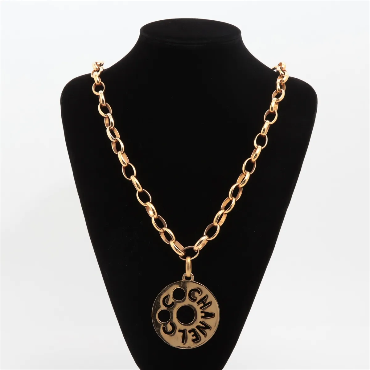 logo necklace, GP gold, — view 5