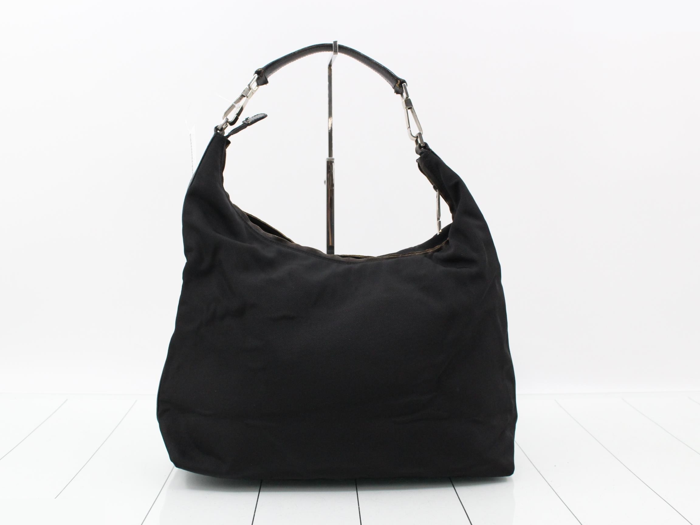semi-shoulder bag, black — view 2