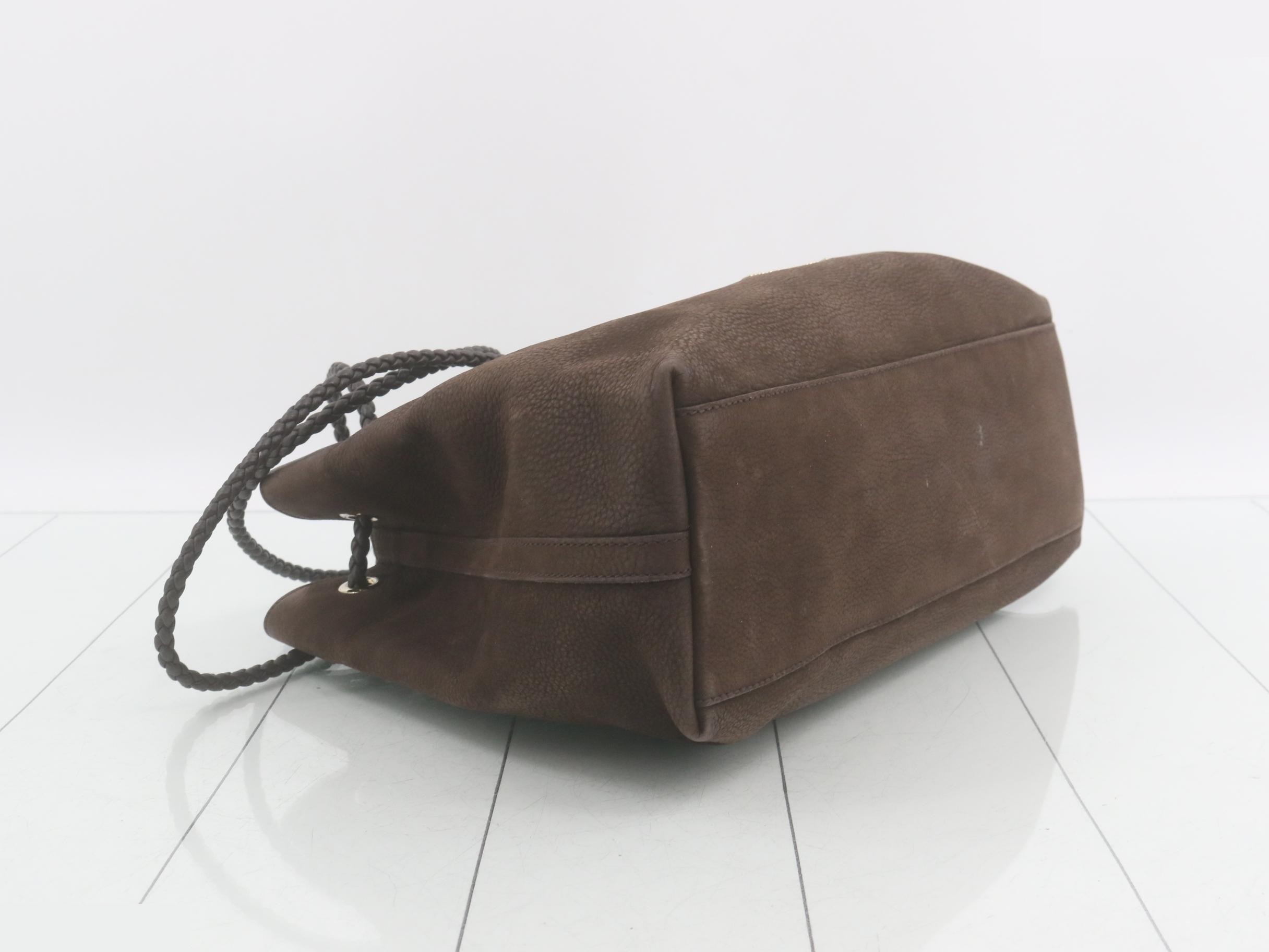 Leather shoulder bag, brown — view 5
