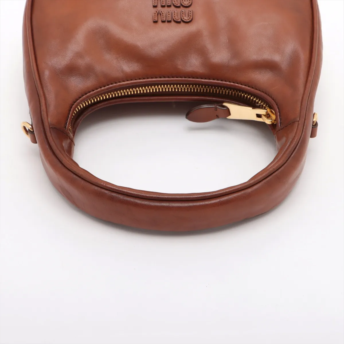 Wonder Leather 2WAY Handbag Brown 5BC125 — view 5