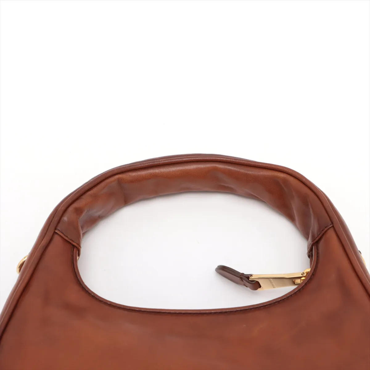 Wonder Leather 2WAY Handbag Brown 5BC125 — view 6