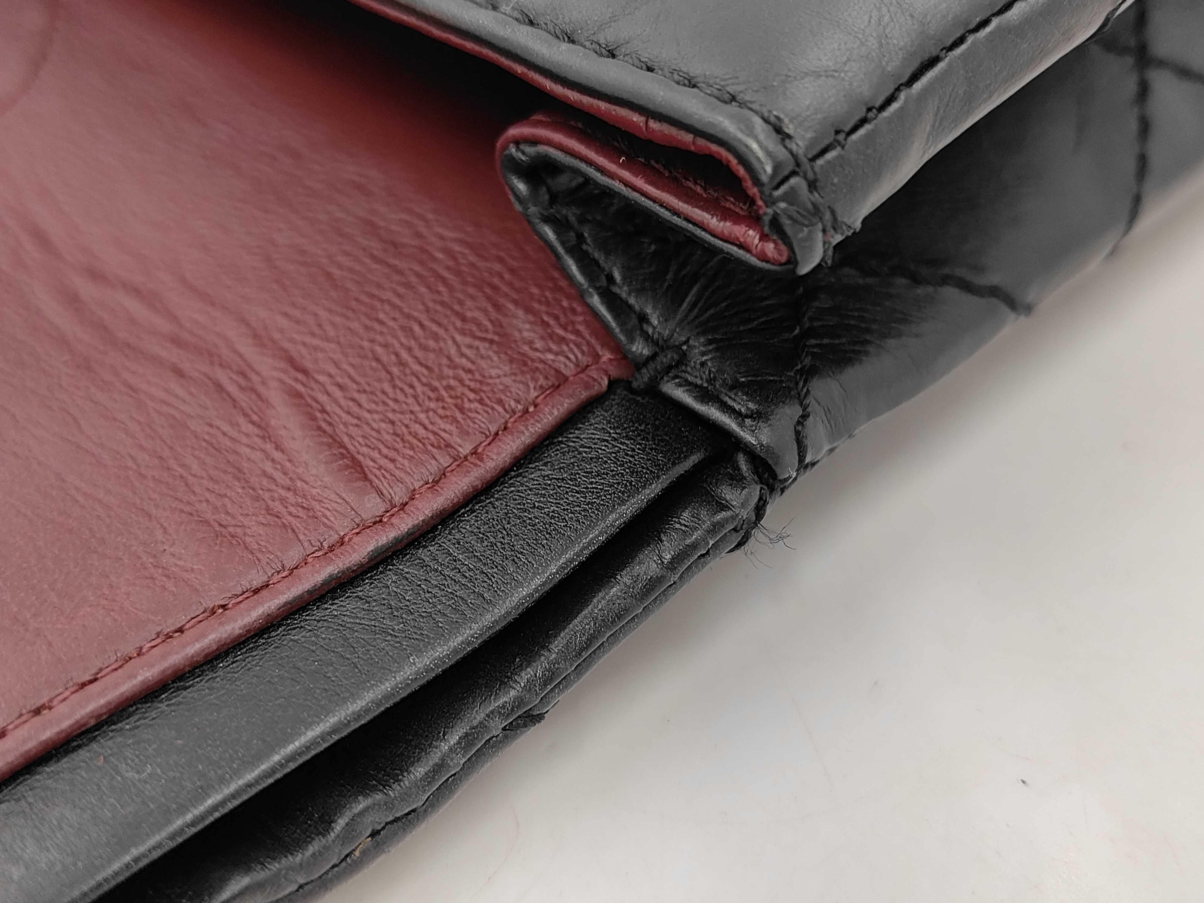 2.55 Double Flap Calfskin Black GP Shoulder Bag — view 9