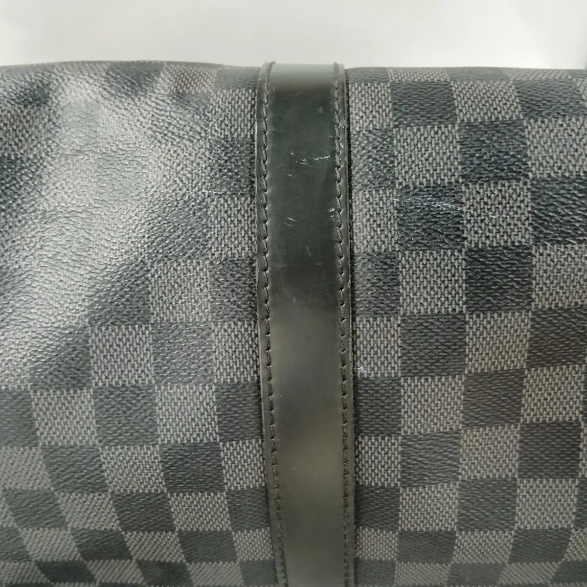 Damier Graphite Keepall Bandoulière 55 N41413 Black (RFID detected) — view 12