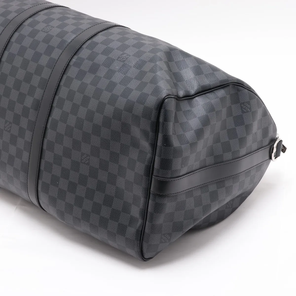 Damier Graphite Keepall Bandoulière 55 N41413 Black (RFID detected) — view 3