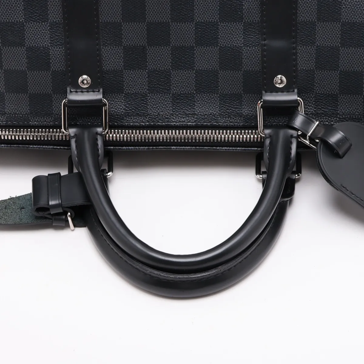 Damier Graphite Keepall Bandoulière 55 N41413 Black (RFID detected) — view 5