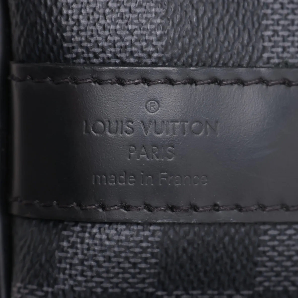 Damier Graphite Keepall Bandoulière 55 N41413 Black (RFID detected) — view 9