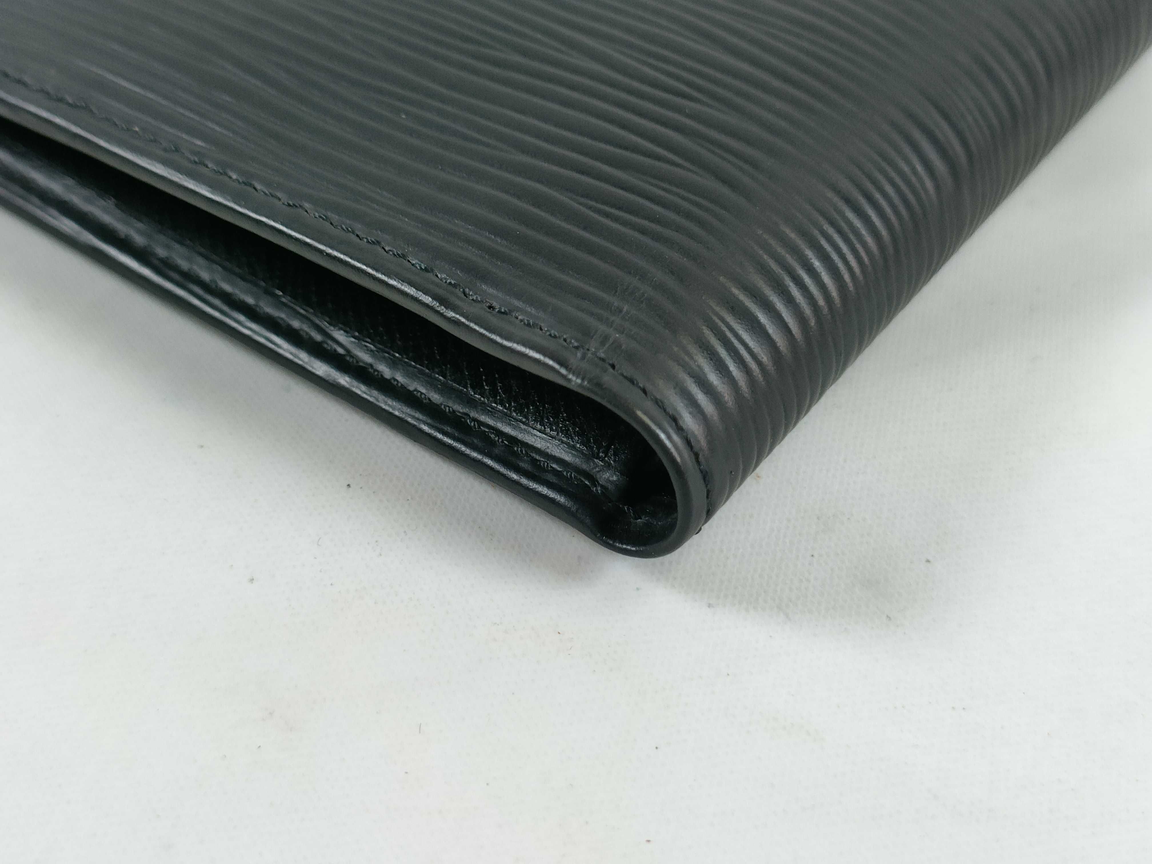 Epi Folding Wallet, Black — view 3