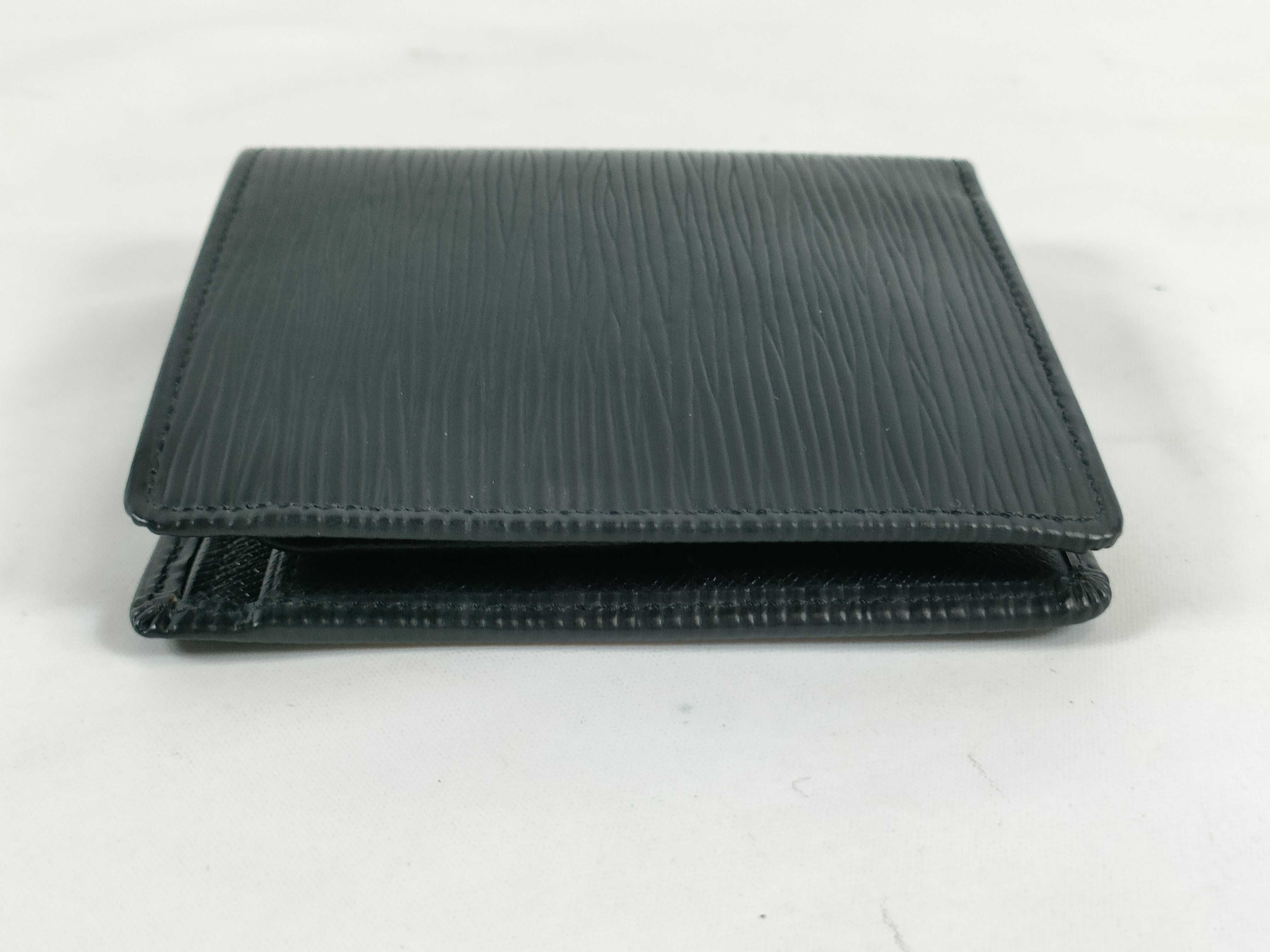 Epi Folding Wallet, Black — view 6