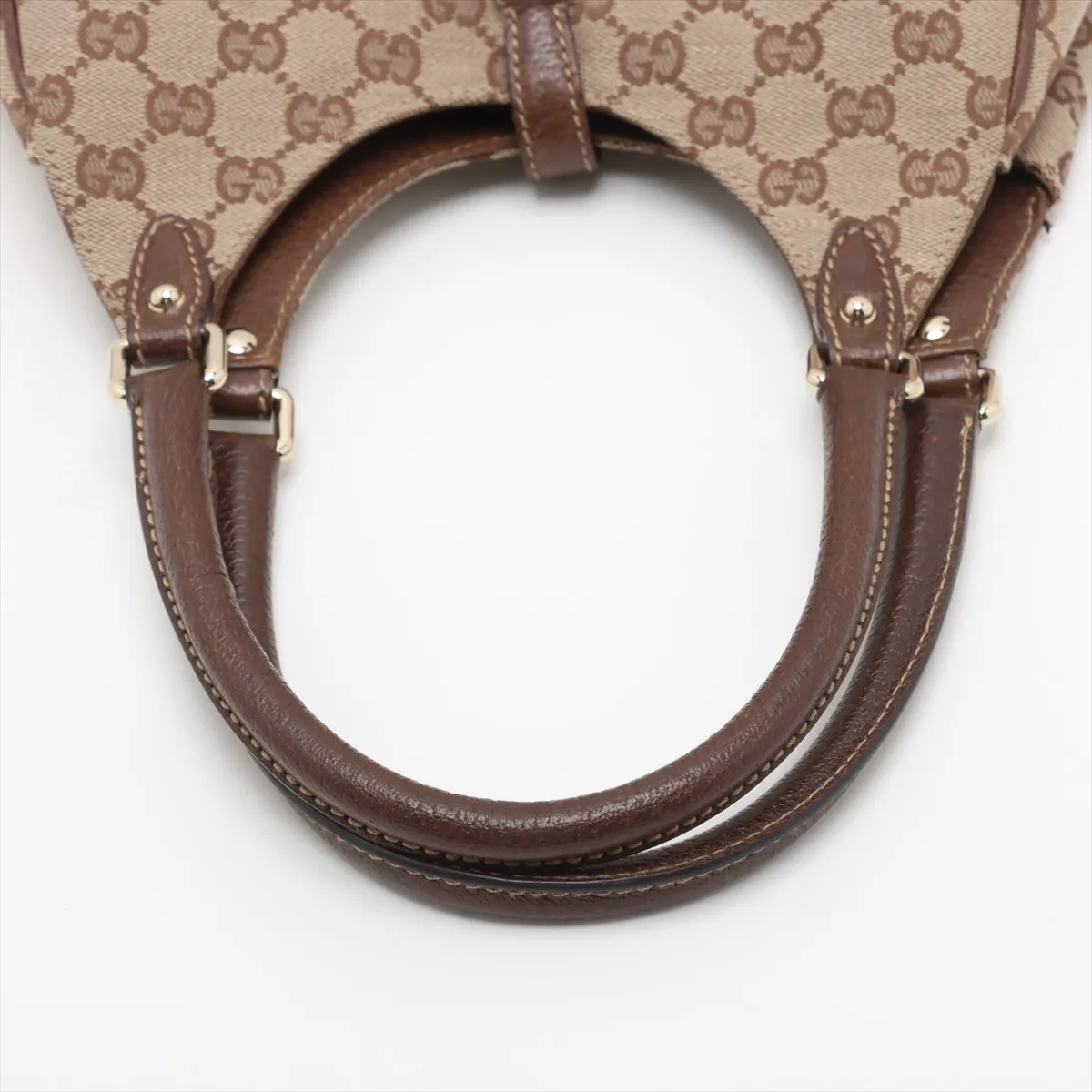 New Jackie Canvas x Leather Handbag Beige x Brown 145824 — view 5