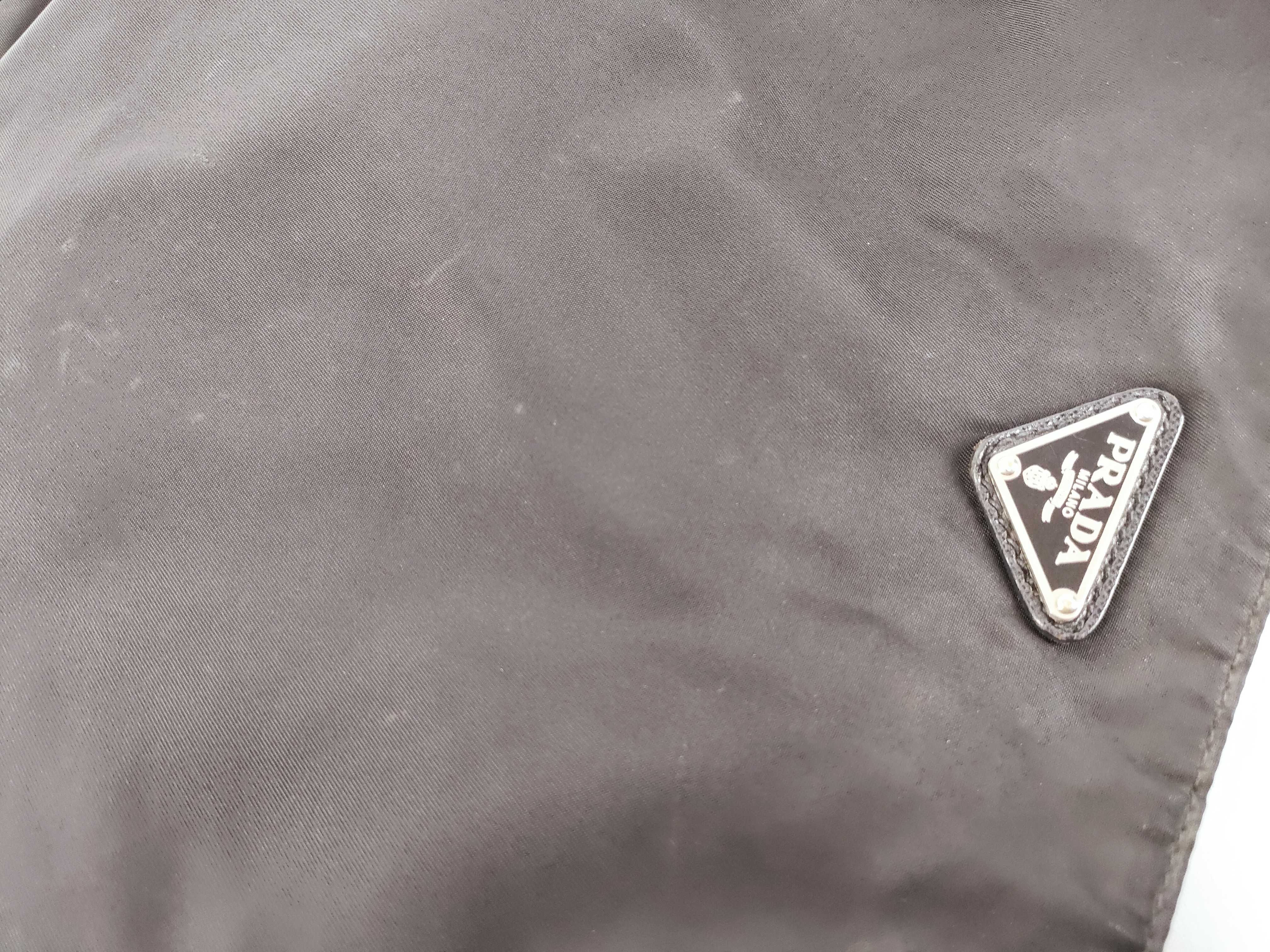 Nylon Shoulder Bag with Triangle Logo — view 14