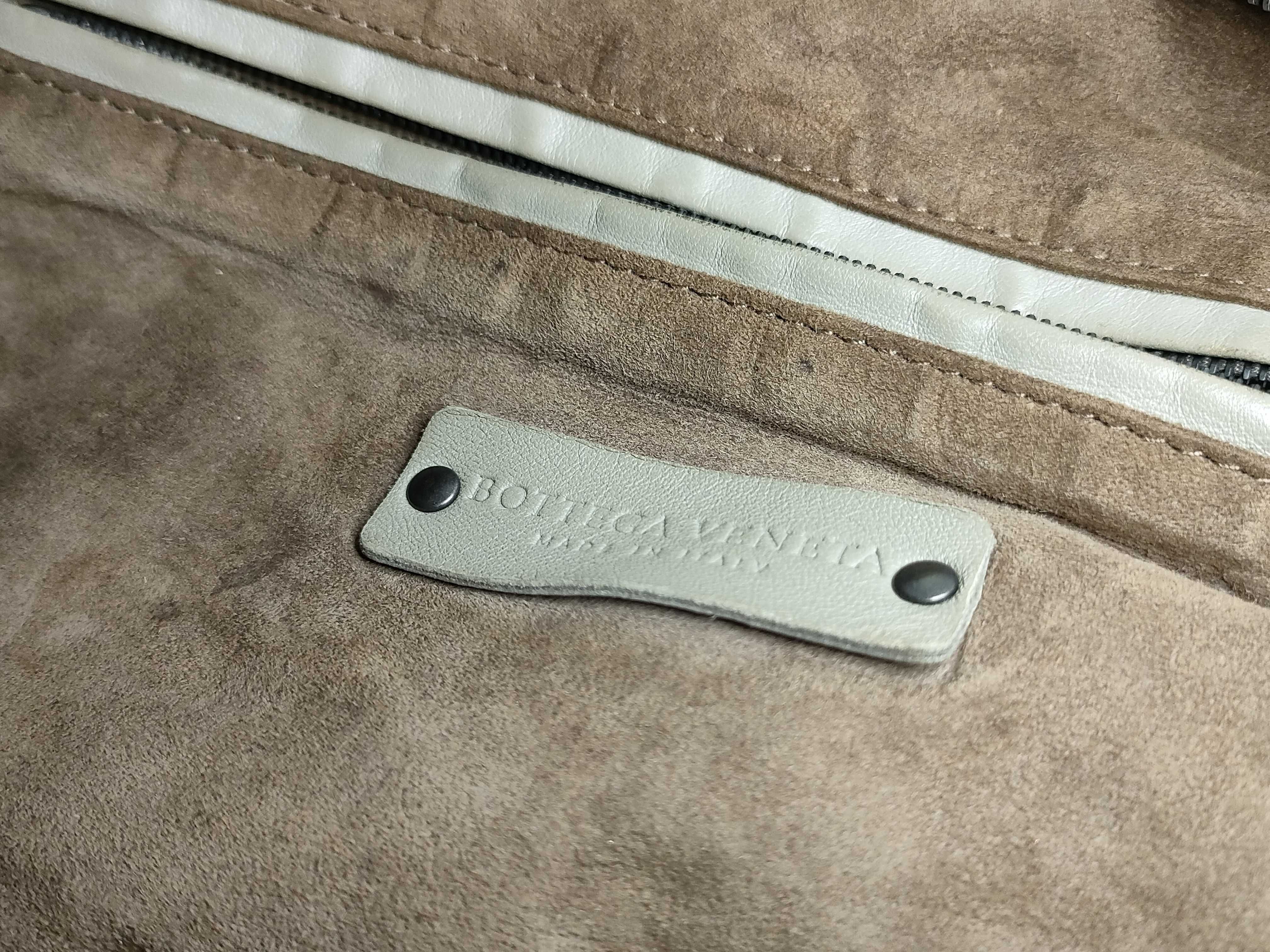 Intrecciato SG - Hobo Leather Shoulder bag Grey — view 11