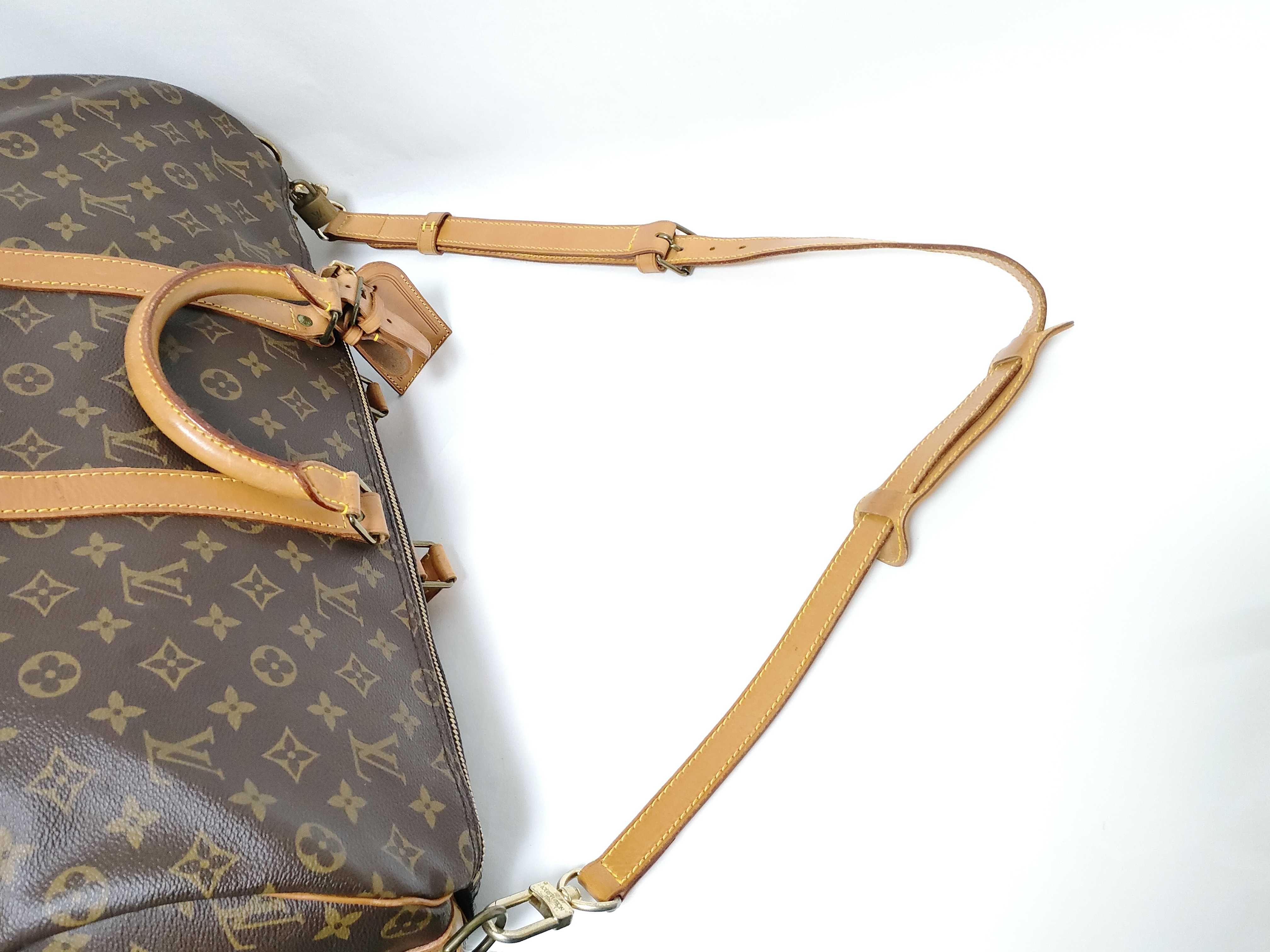 Monogram LOUIS_VUITTON M41416 Keepall Bandouliere 50 VI883 Strap, Name Tag, Poigner Boston Bag — view 6