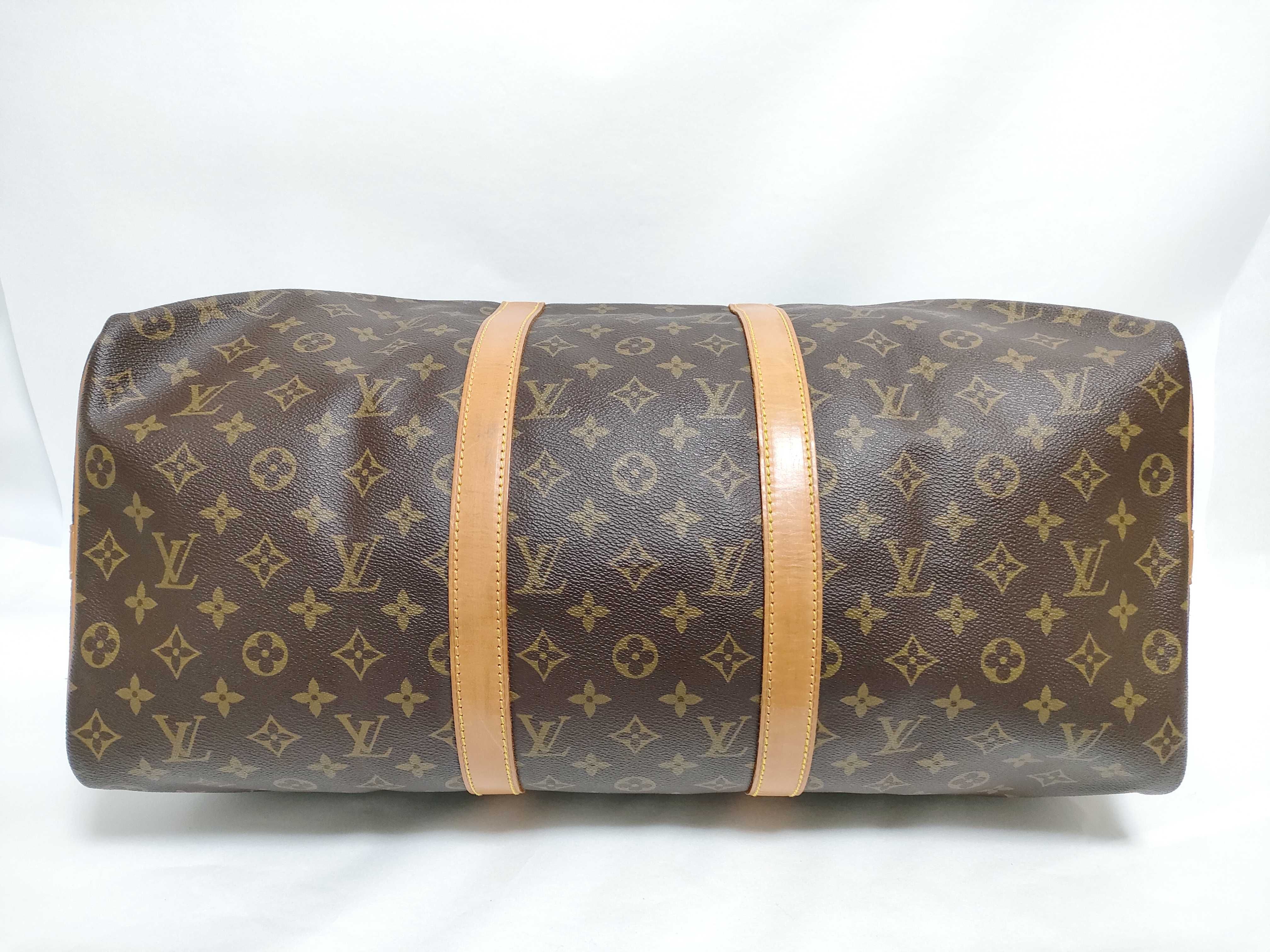 Monogram LOUIS_VUITTON M41416 Keepall Bandouliere 50 VI883 Strap, Name Tag, Poigner Boston Bag — view 9