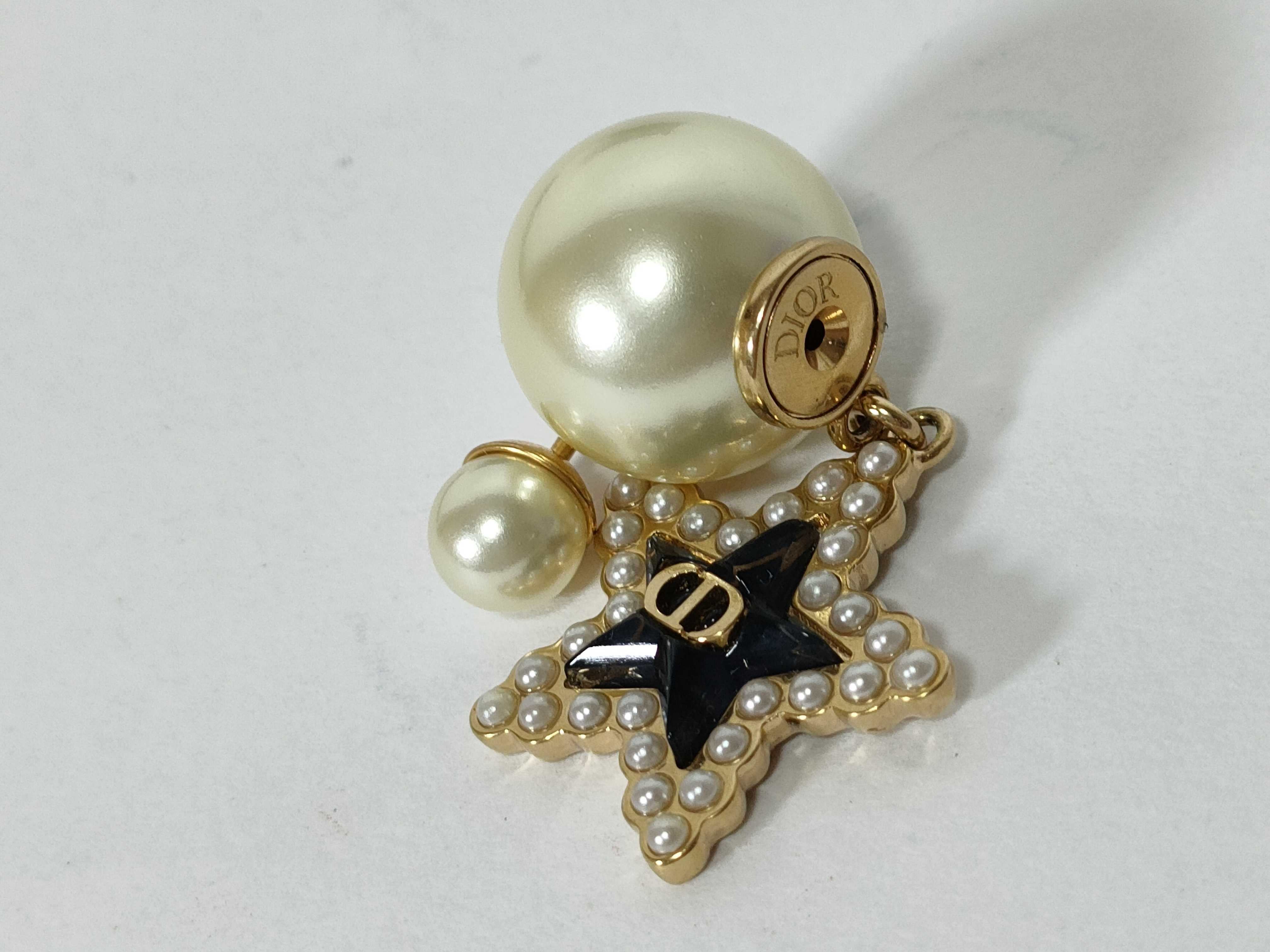 Tribal Pearl Star Earrings — view 8