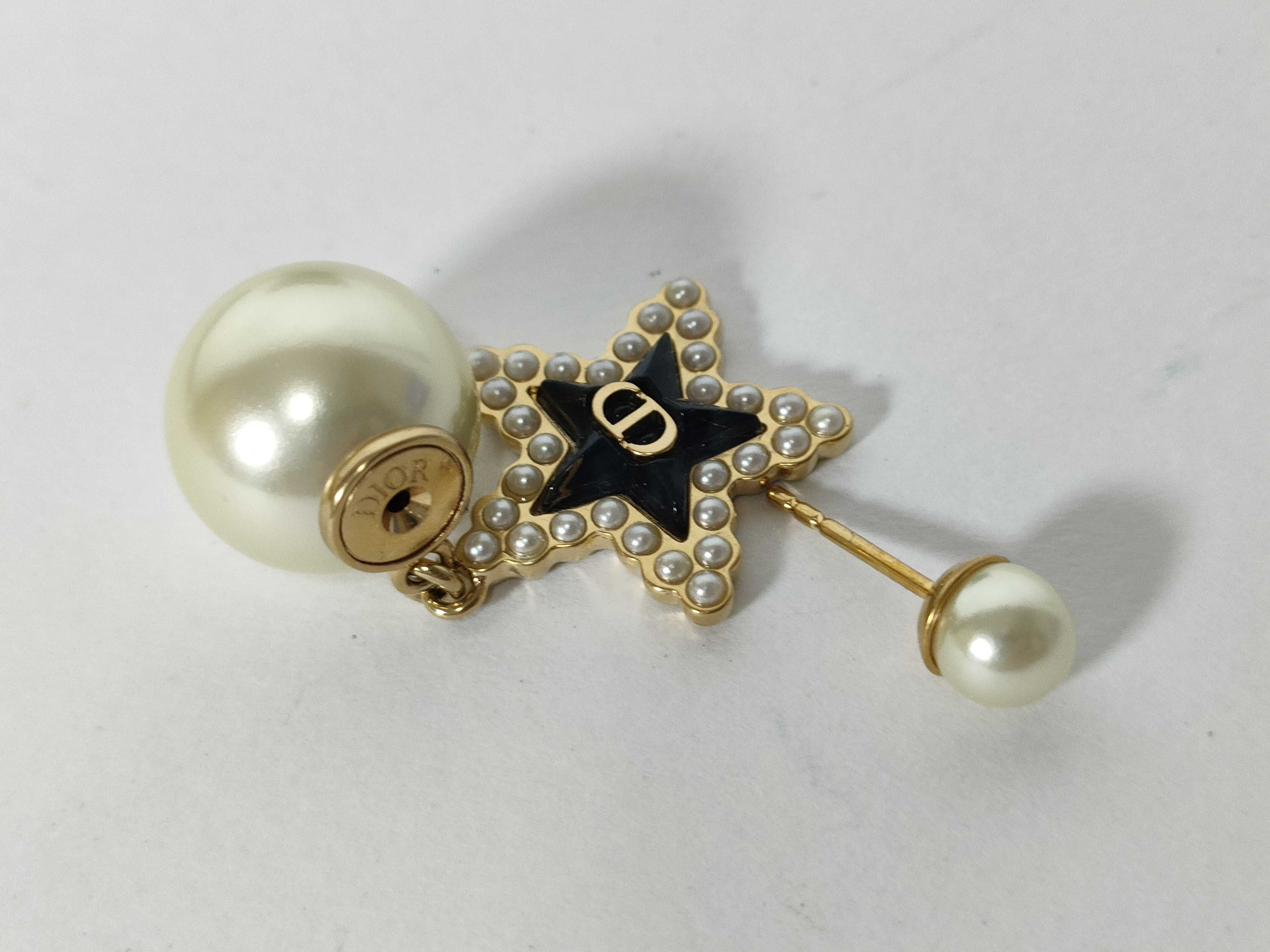 Tribal Pearl Star Earrings — view 9