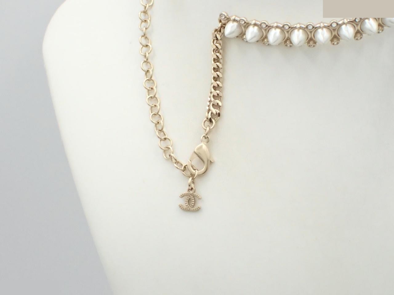 Coco Mark Silver Necklace, Neck circumference approximately 45cm — view 2