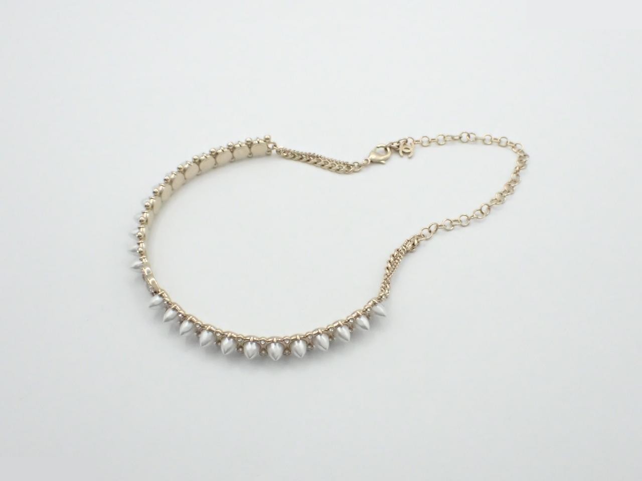 Coco Mark Silver Necklace, Neck circumference approximately 45cm — view 3
