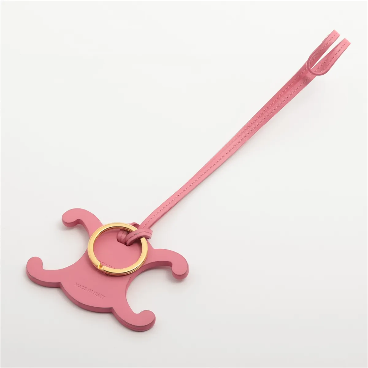 Triomphe Charm Leather Pink — view 2