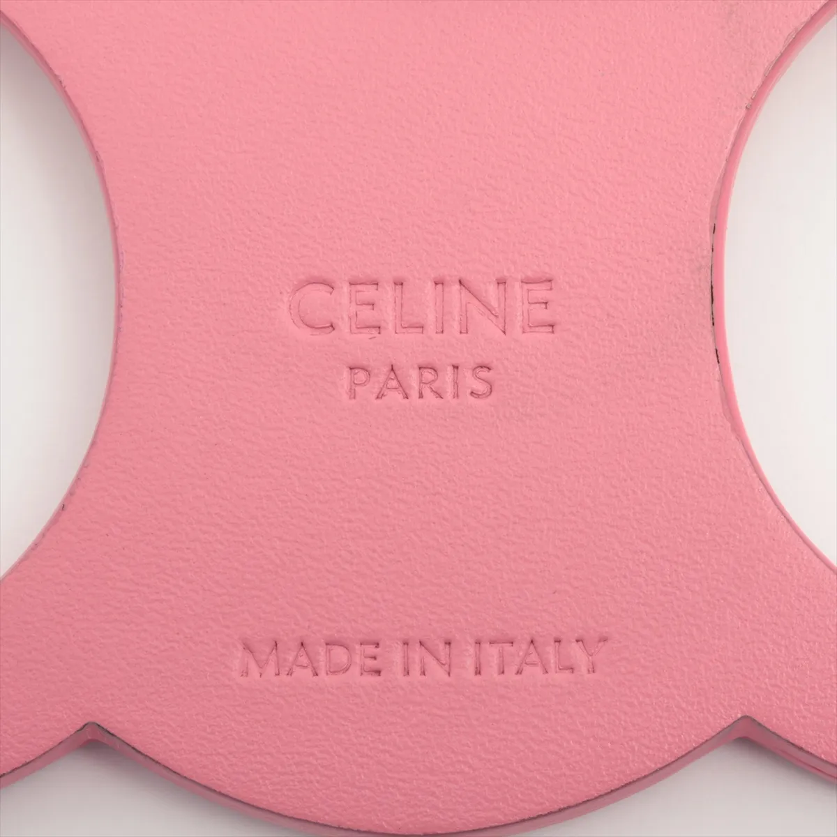 Triomphe Charm Leather Pink — view 3