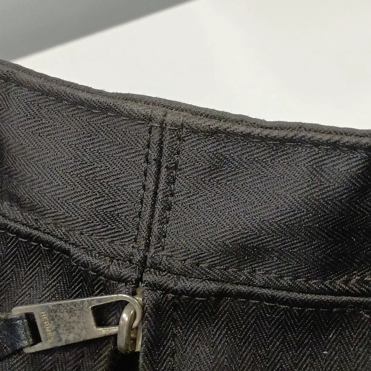 Acapulco PM Nylon x Leather Black Silver Hardware — view 12