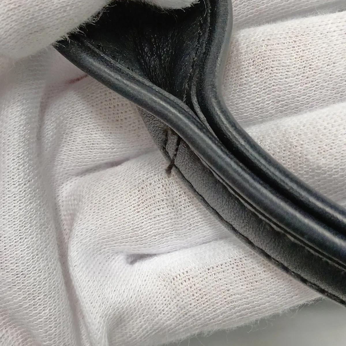 Acapulco PM Nylon x Leather Black Silver Hardware — view 15