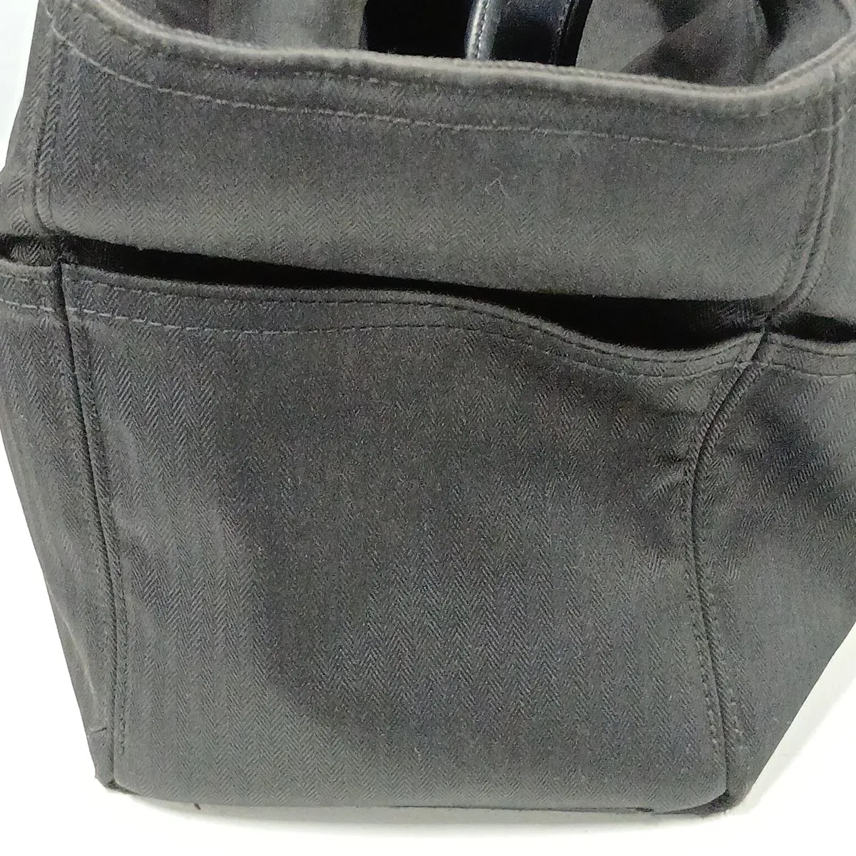 Acapulco PM Nylon x Leather Black Silver Hardware — view 10