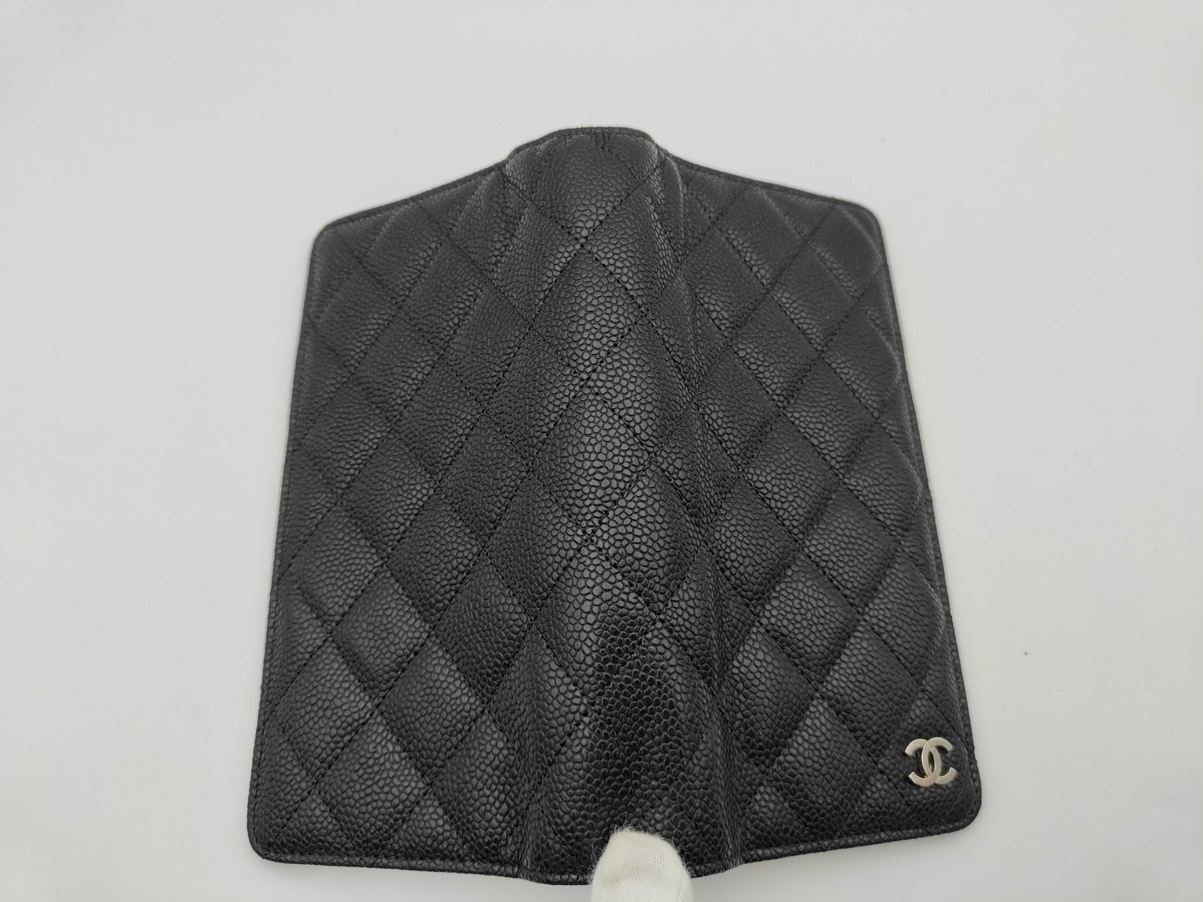 Coco Mark Matelassé Caviar Skin Notebook Cover Schedule Book Notebook Cover — view 3