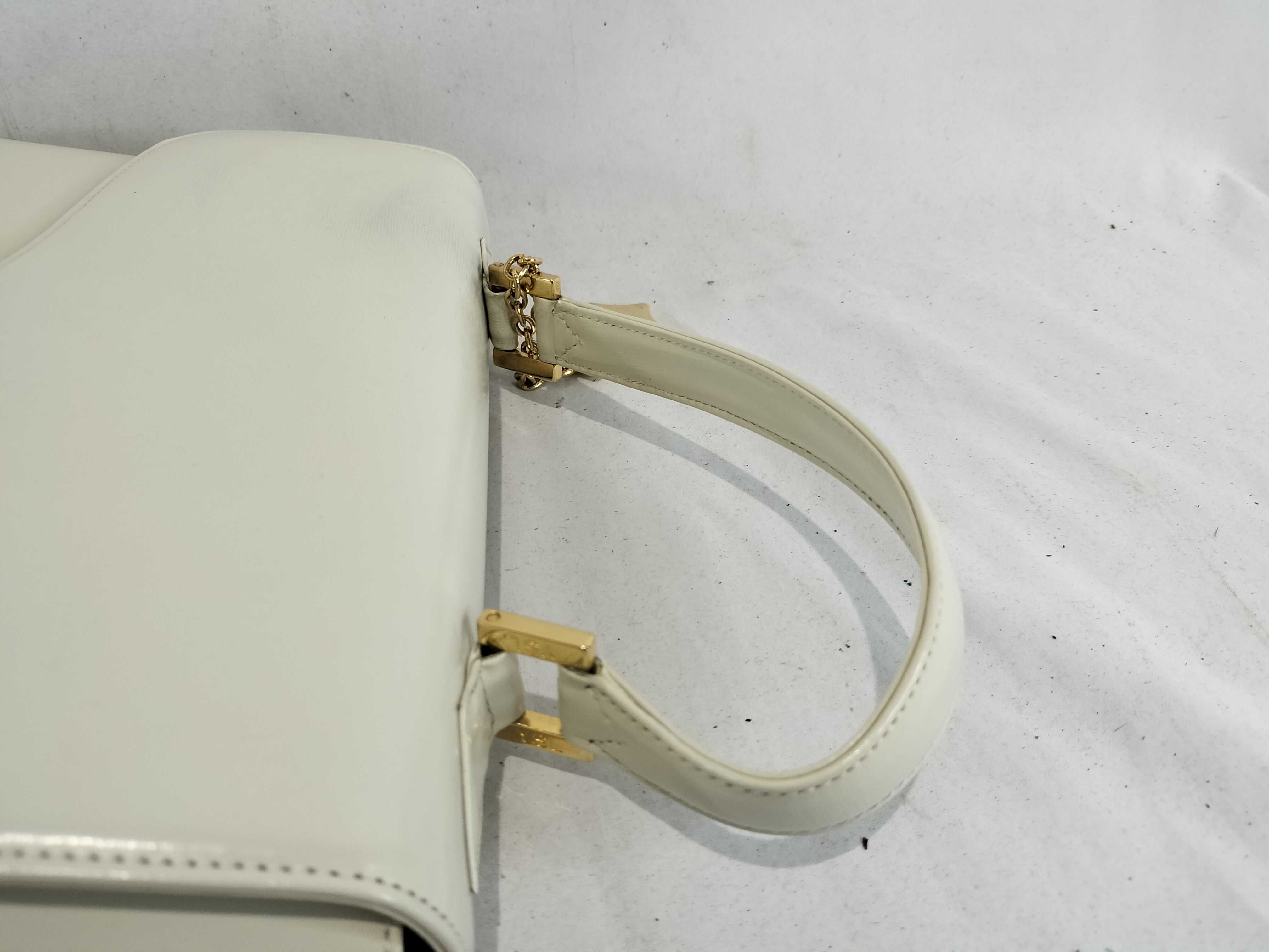 Leather Handbag (White) — view 3