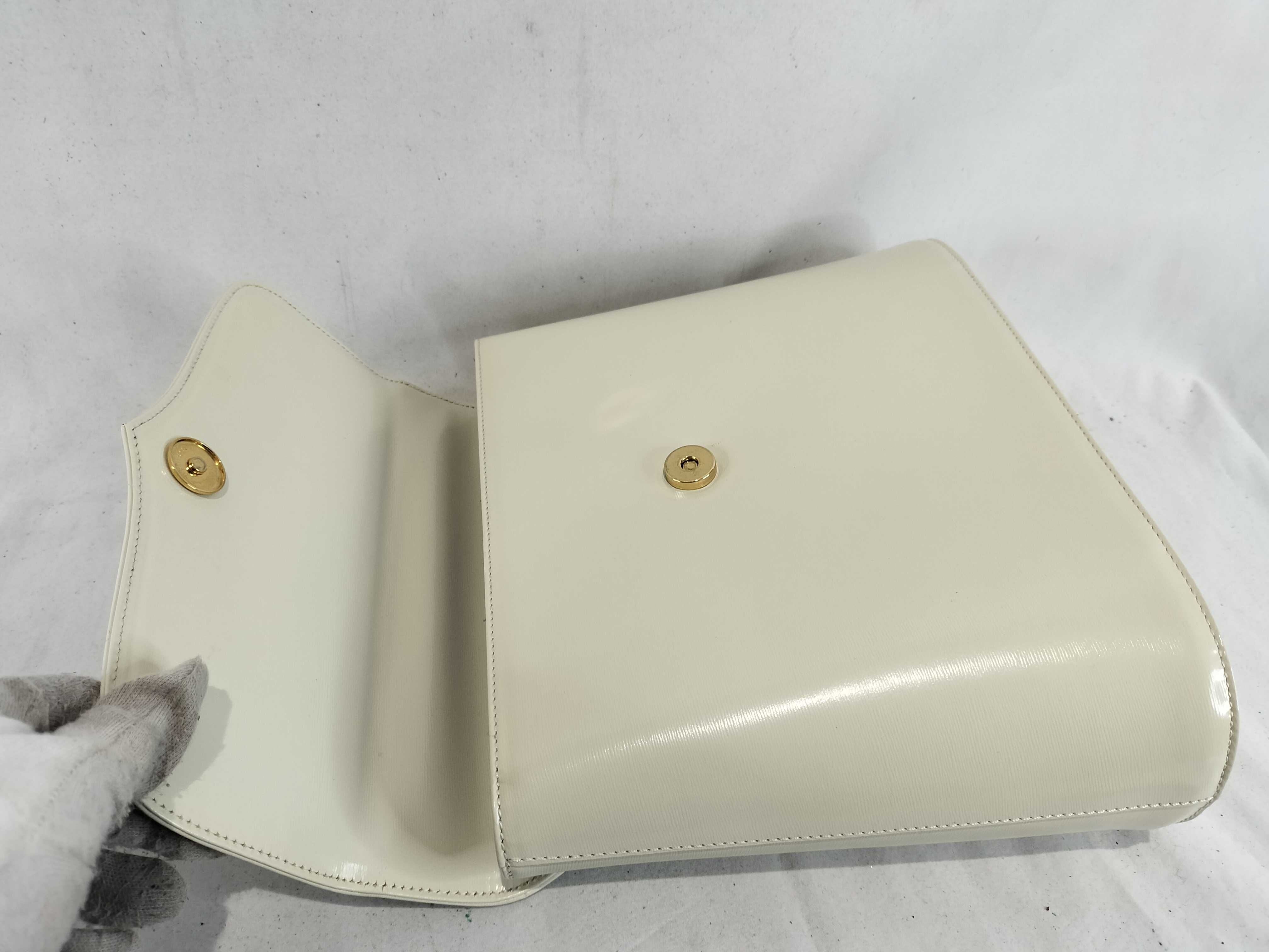Leather Handbag (White) — view 8