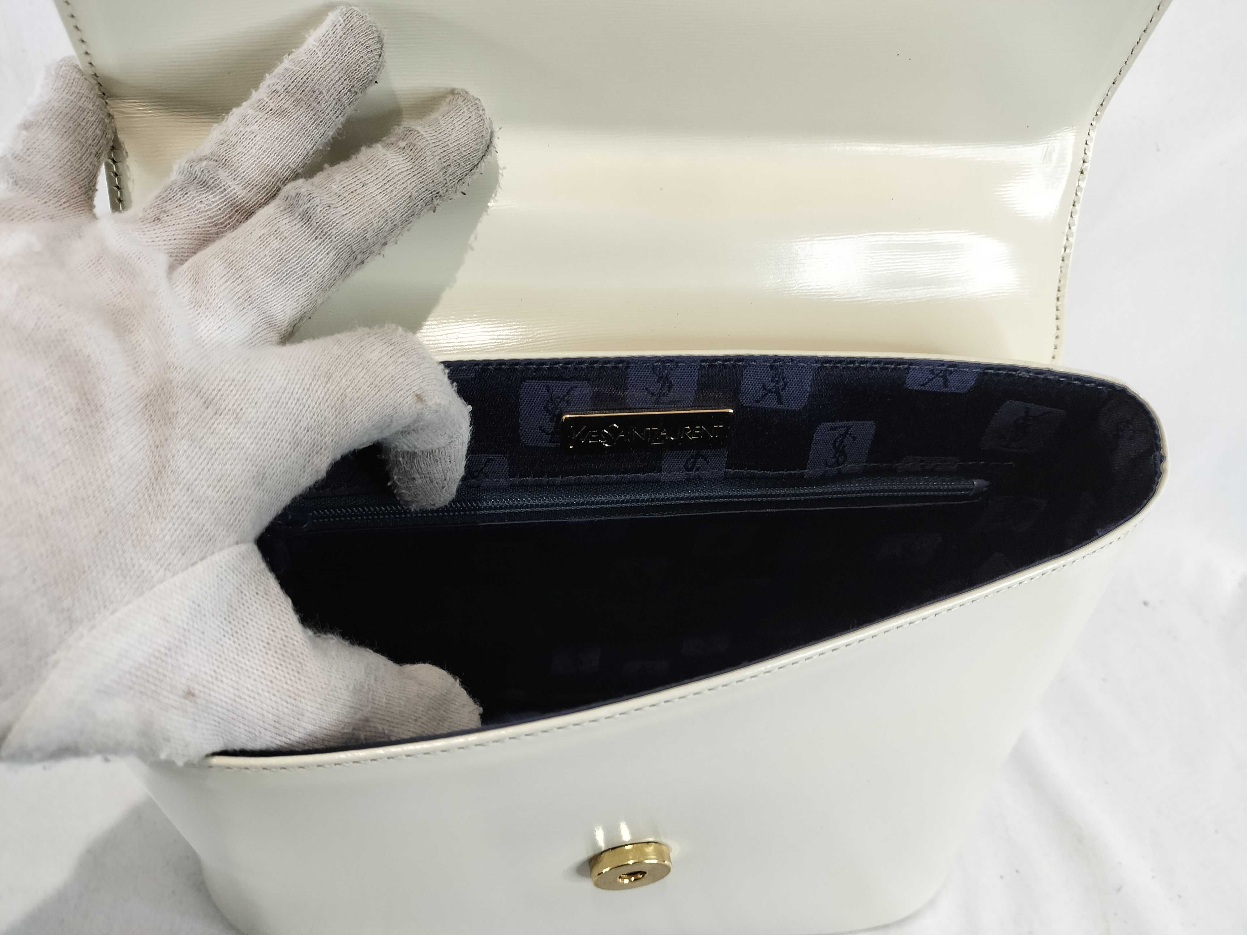 Leather Handbag (White) — view 9