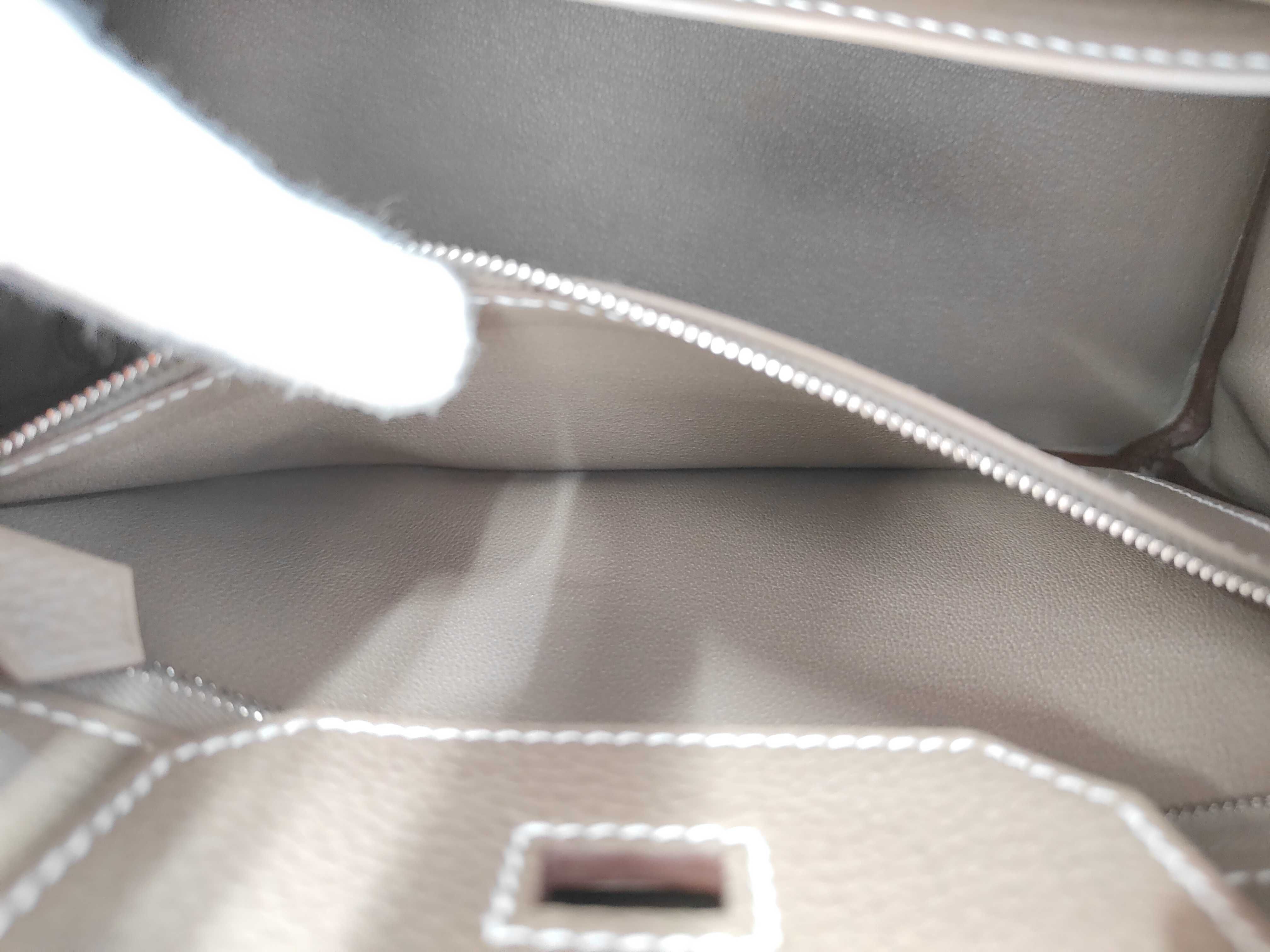 Birkin 30 Togo Etoupe SS K stamp handbag — view 11