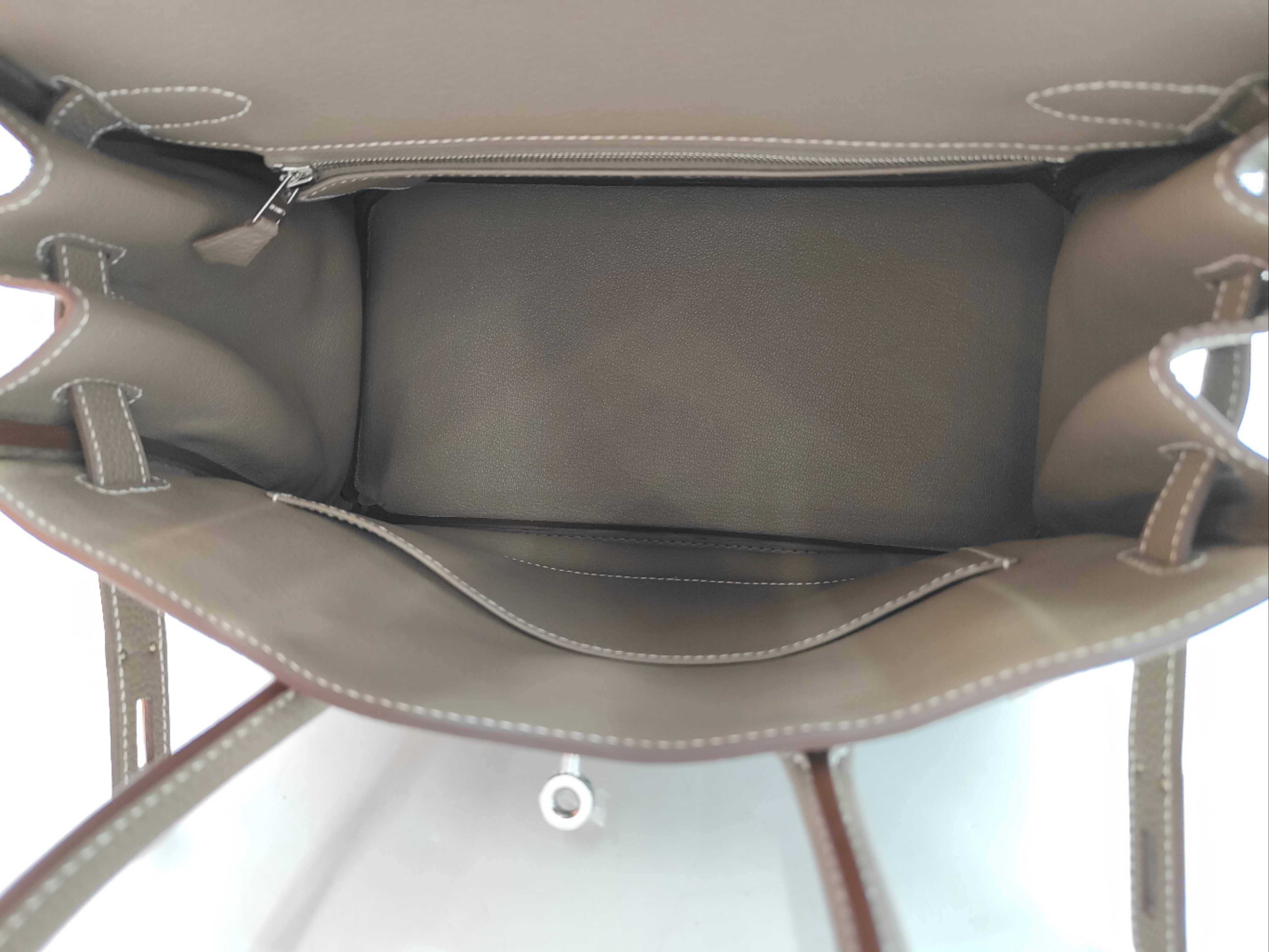 Birkin 30 Togo Etoupe SS K stamp handbag — view 10