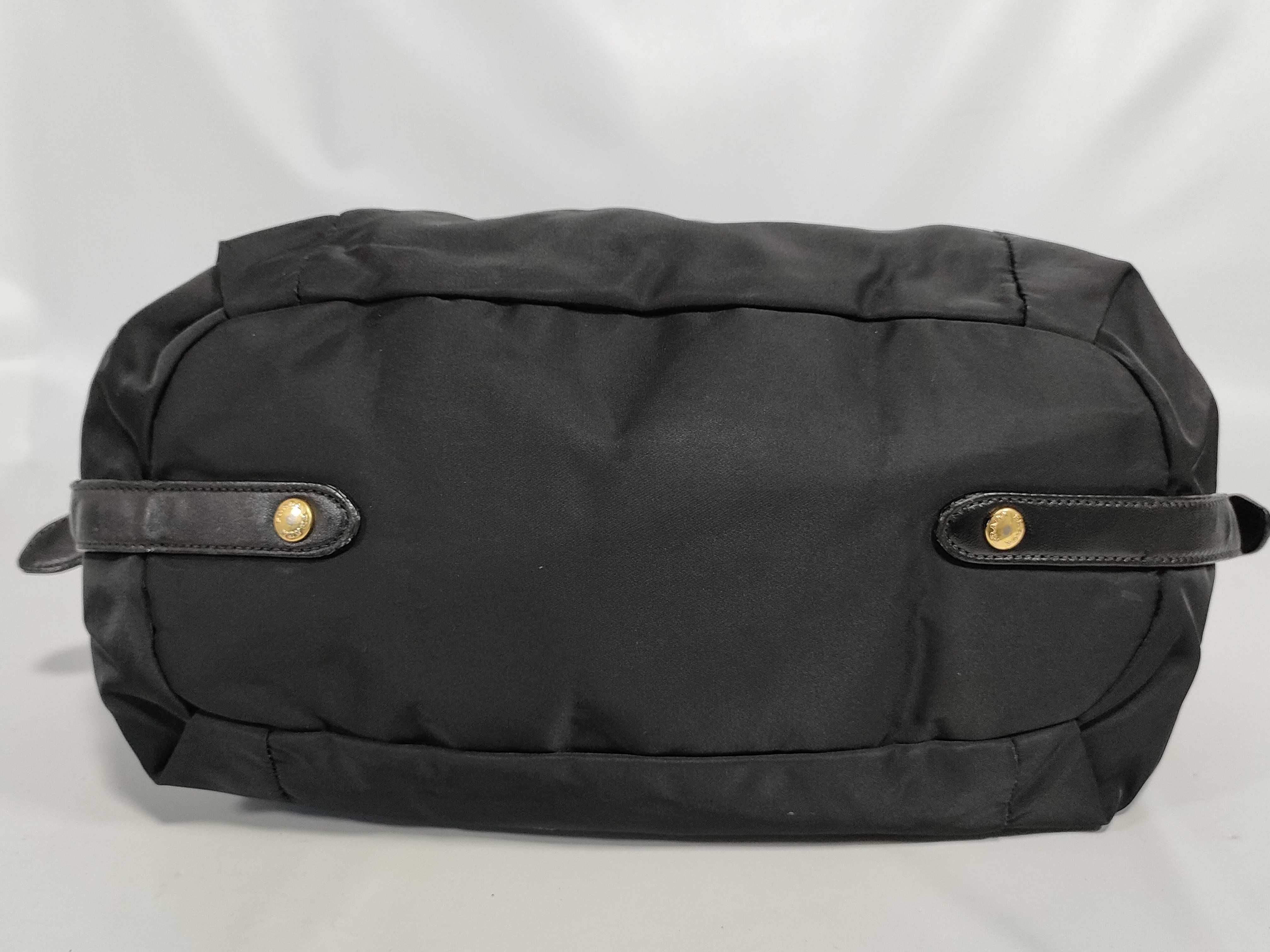 Tessuto Pocono Nylon Leather-Trimmed Buckle 2-Way Shoulder Bag (Handbag) — view 9