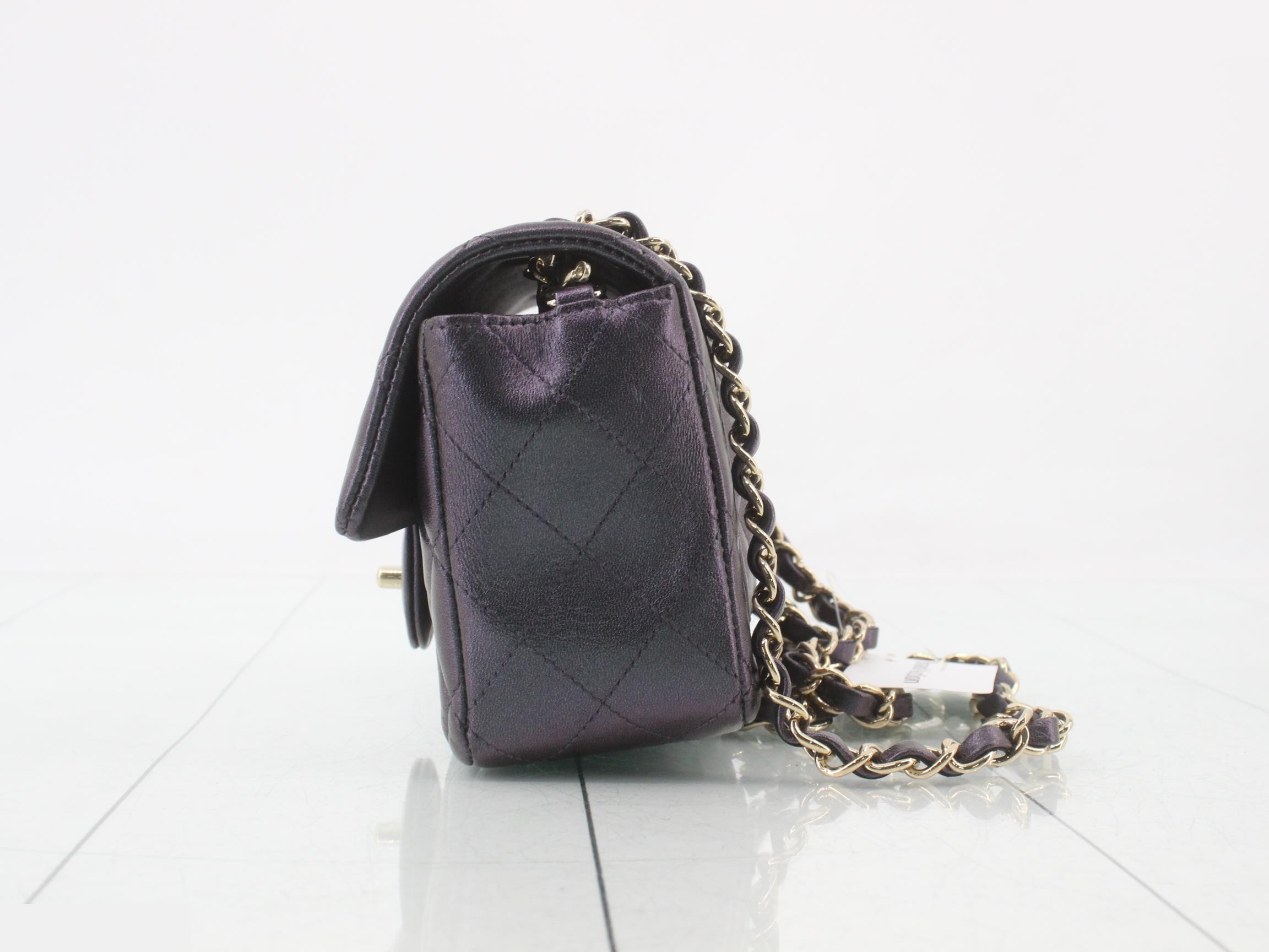 Aurora Metallic Mini Matelassé Shoulder Bag (Limited Edition) — view 3