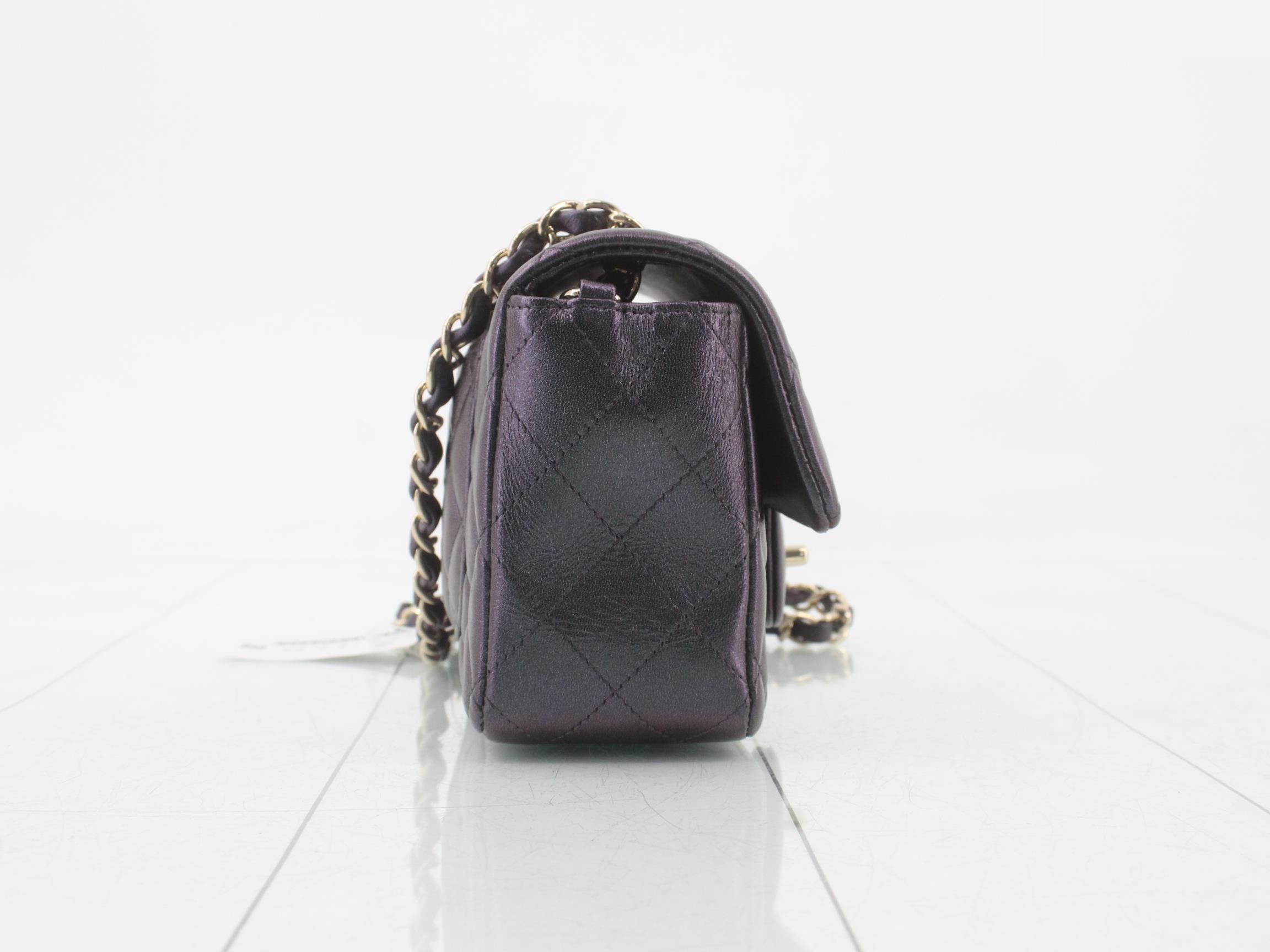 Aurora Metallic Mini Matelassé Shoulder Bag (Limited Edition) — view 4