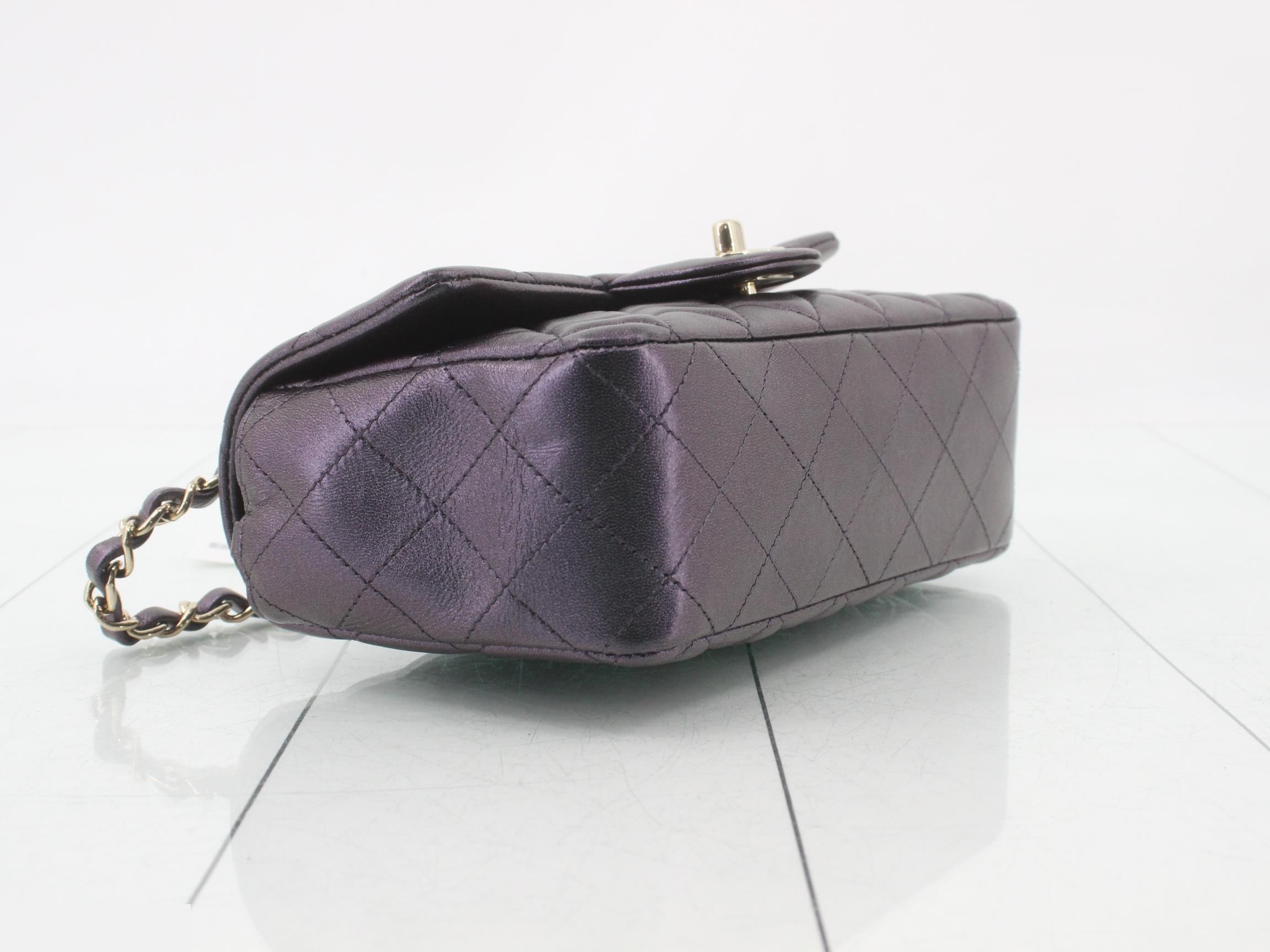 Aurora Metallic Mini Matelassé Shoulder Bag (Limited Edition) — view 5