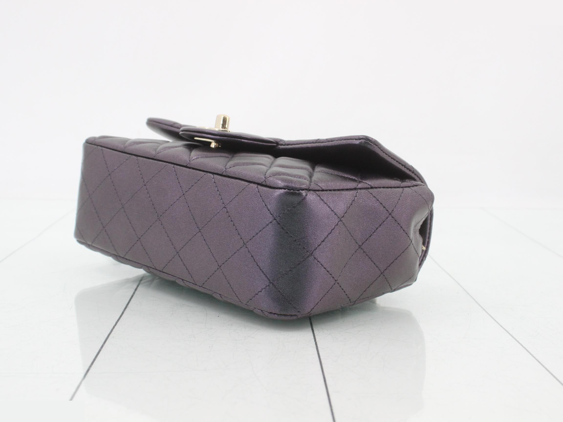 Aurora Metallic Mini Matelassé Shoulder Bag (Limited Edition) — view 6