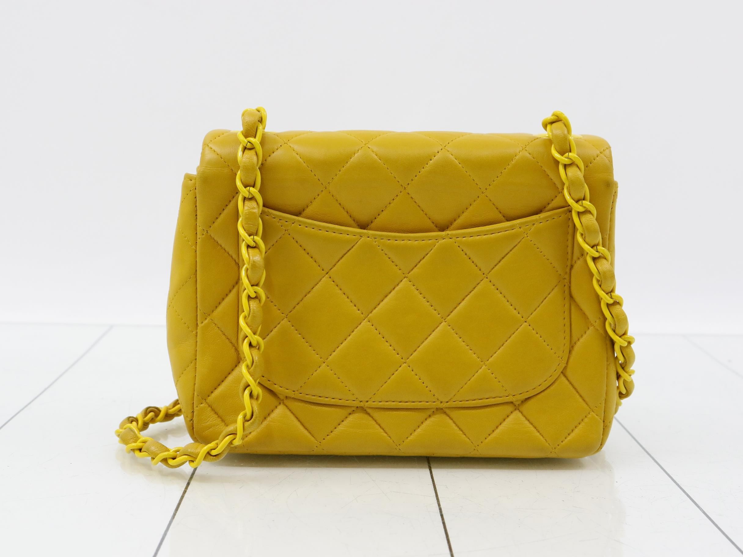 Matelassé (Bag) - Shoulder Bag - Mini Matelassé - Yellow — view 2