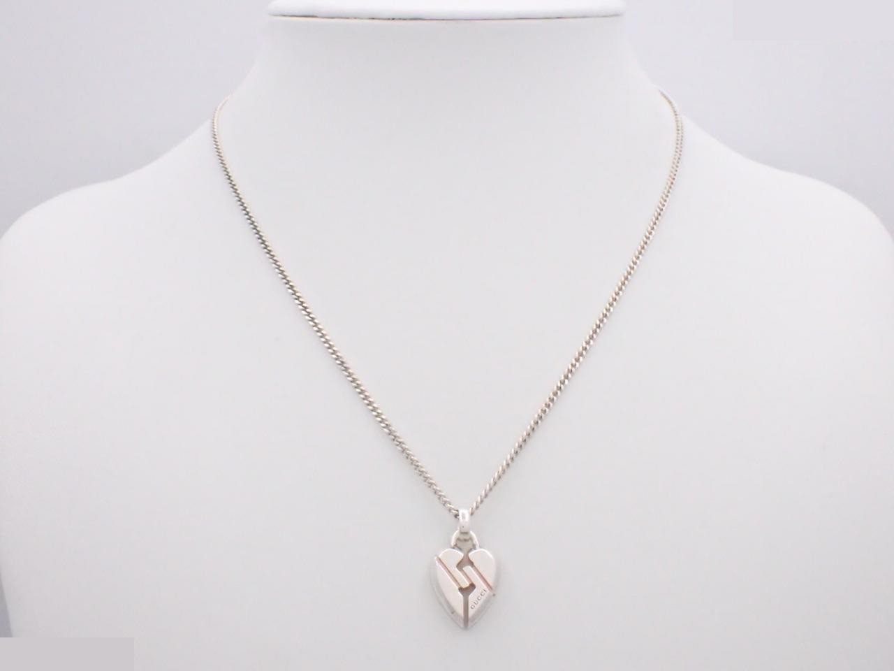 Cutout Necklace, 925 Sterling Silver, 11.2g, Chain approx. 45cm — view 3