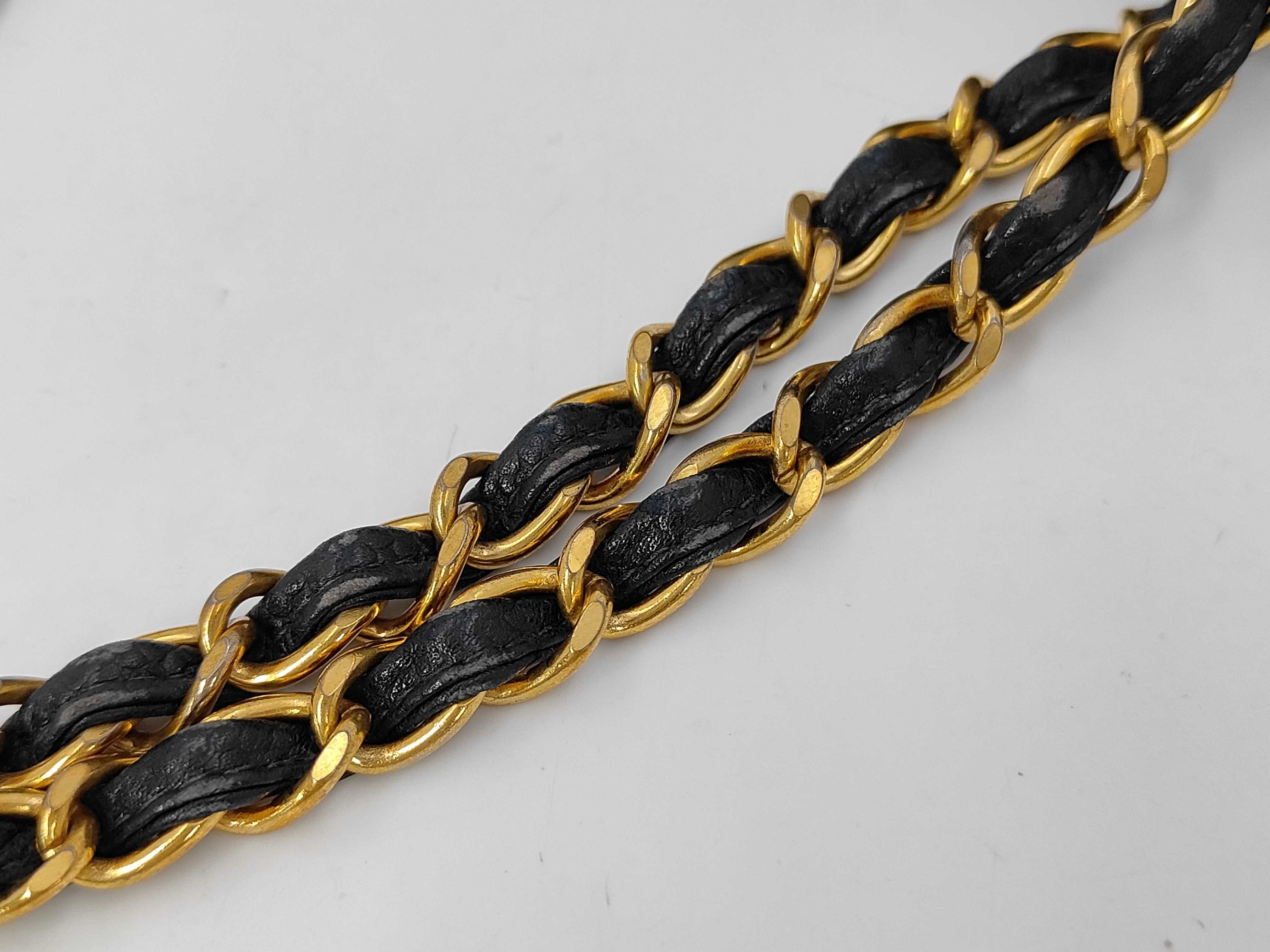 Caviar Skin Chain Semi Shoulder Bag — view 5