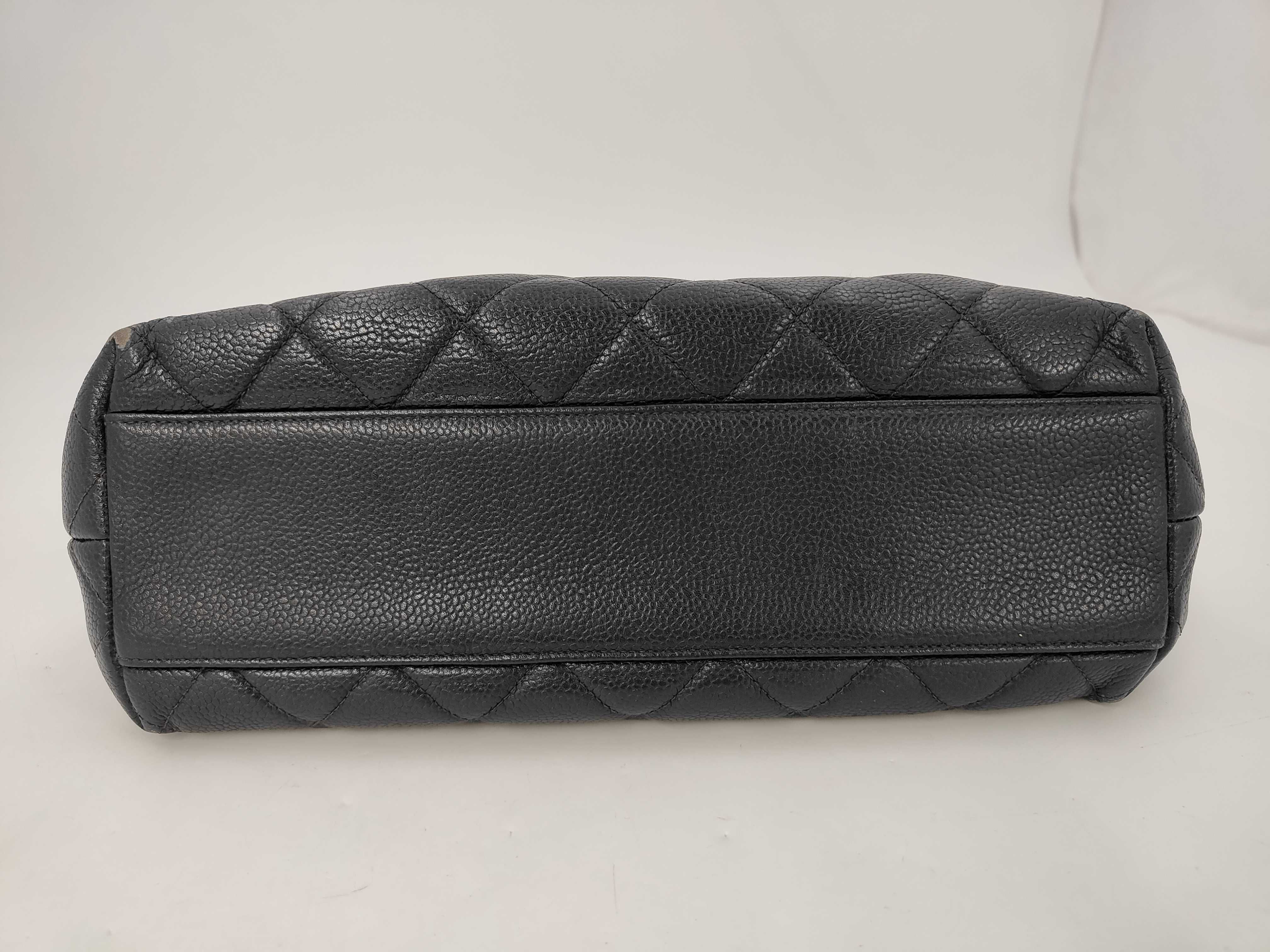 Caviar Skin Chain Semi Shoulder Bag — view 7