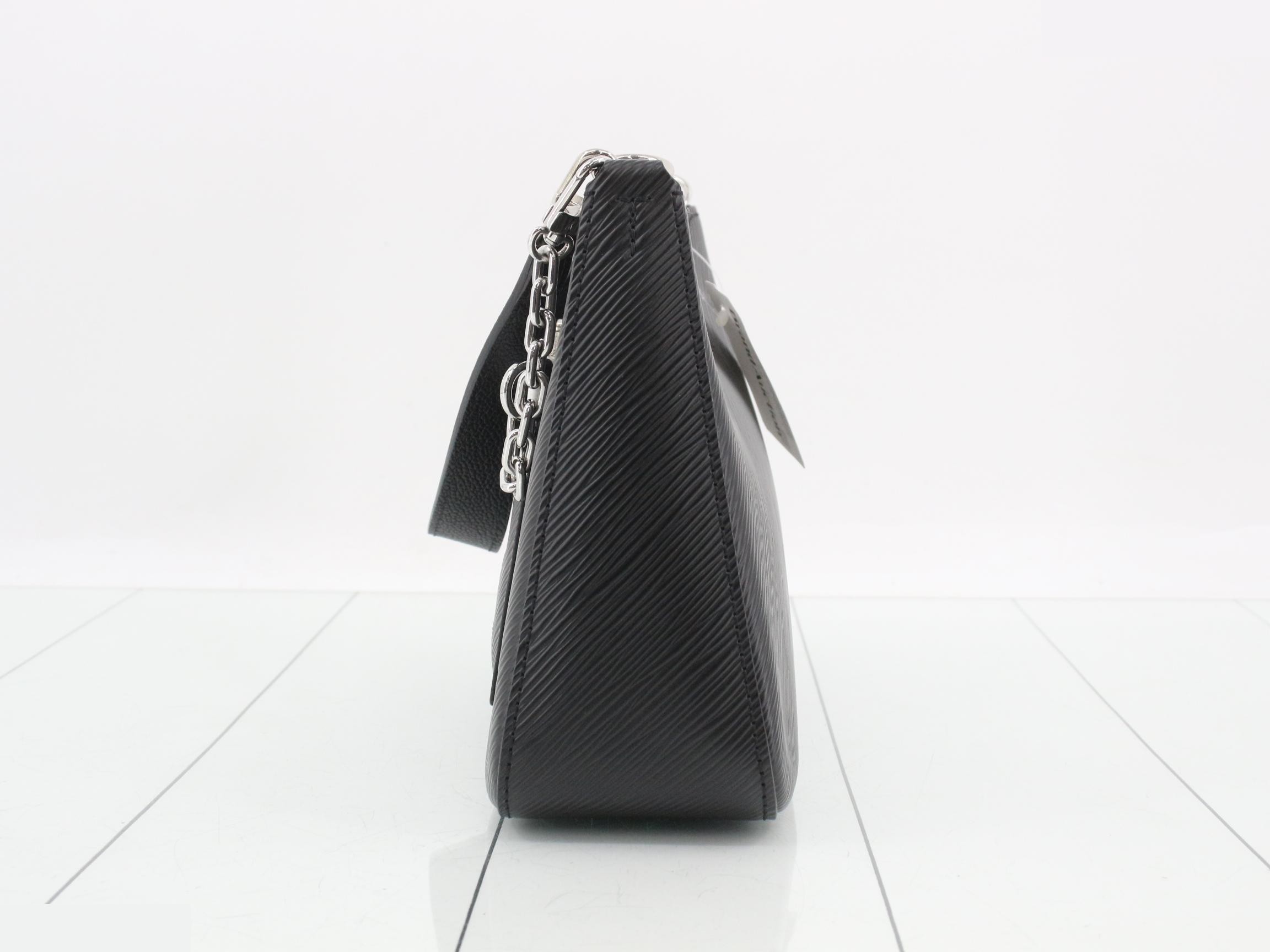M80689 Epi Marelle Noir 2-Way Shoulder Bag with Case — view 3