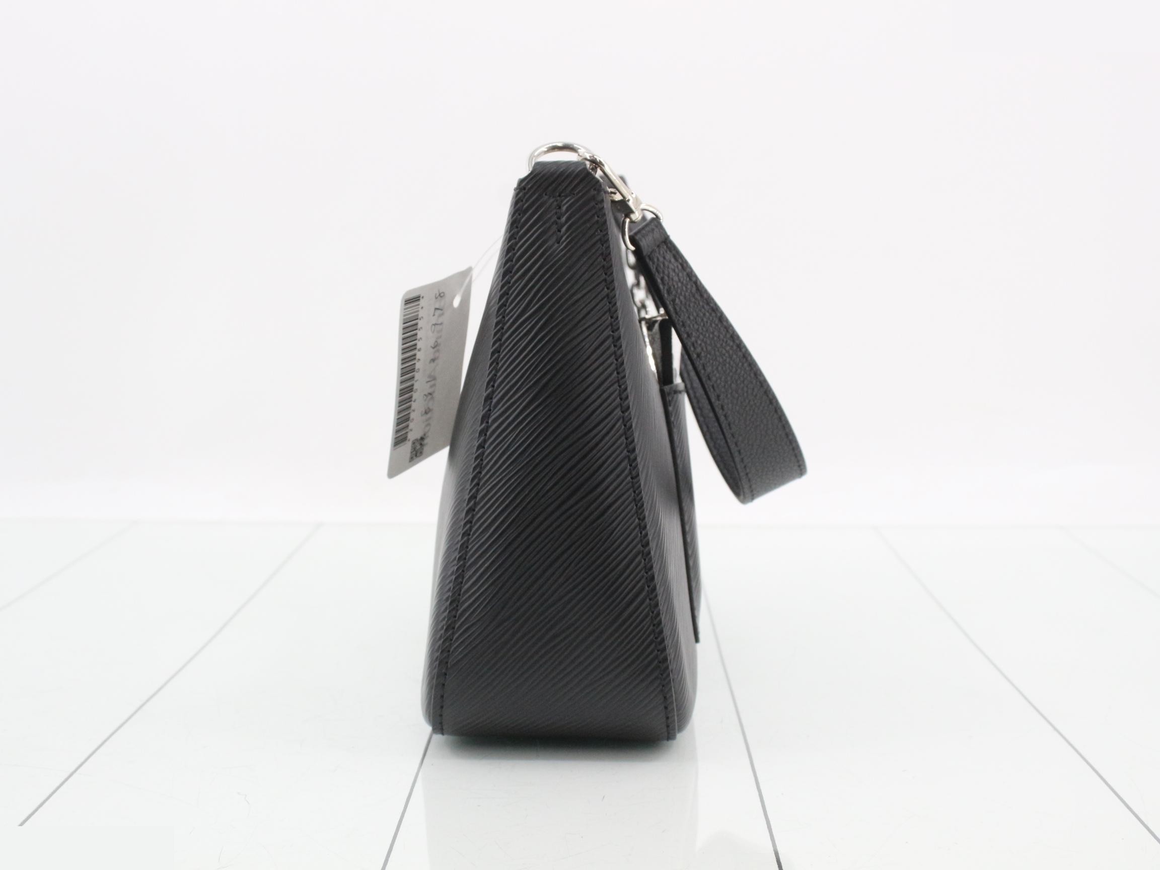 M80689 Epi Marelle Noir 2-Way Shoulder Bag with Case — view 4