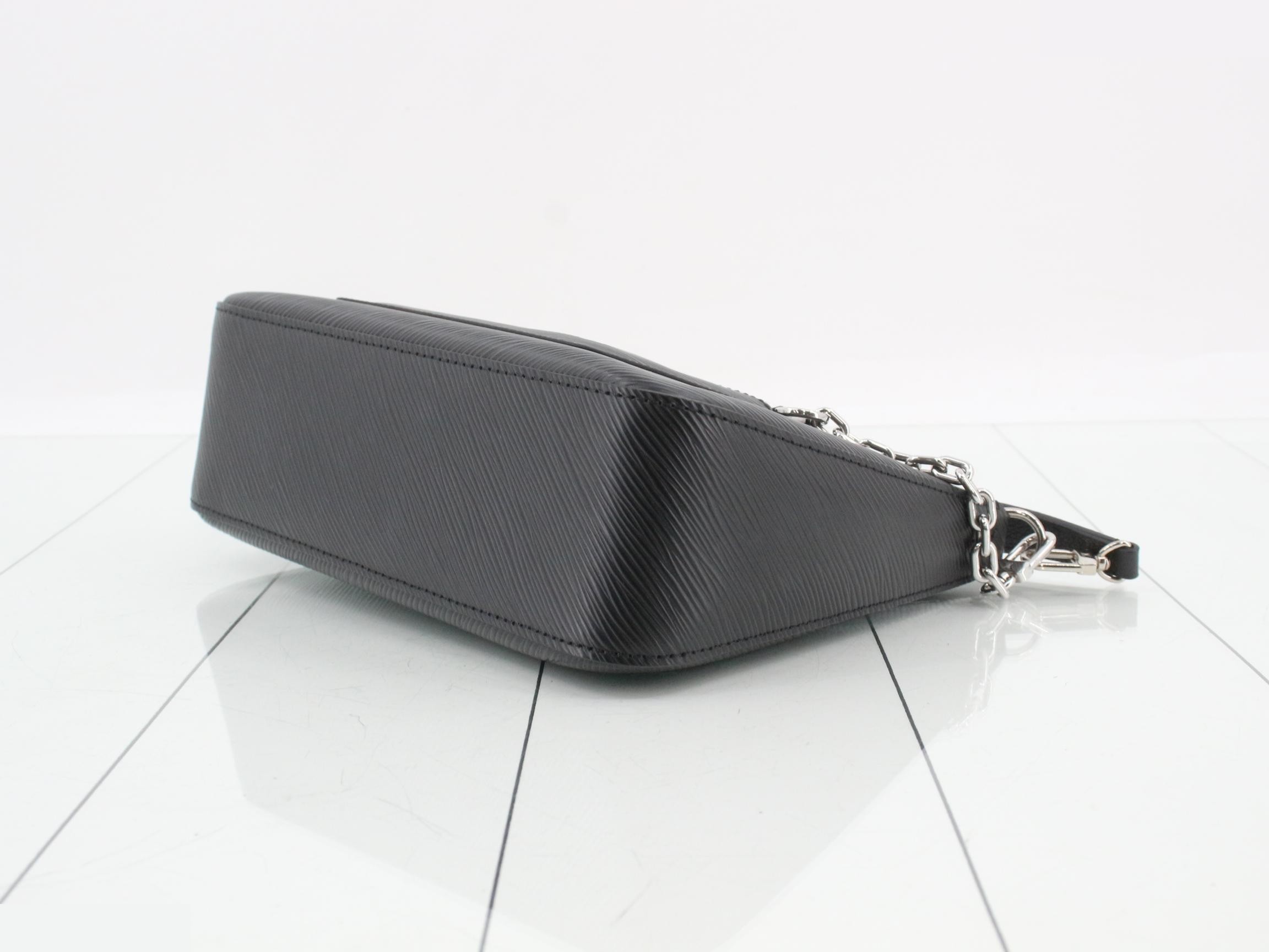 M80689 Epi Marelle Noir 2-Way Shoulder Bag with Case — view 6