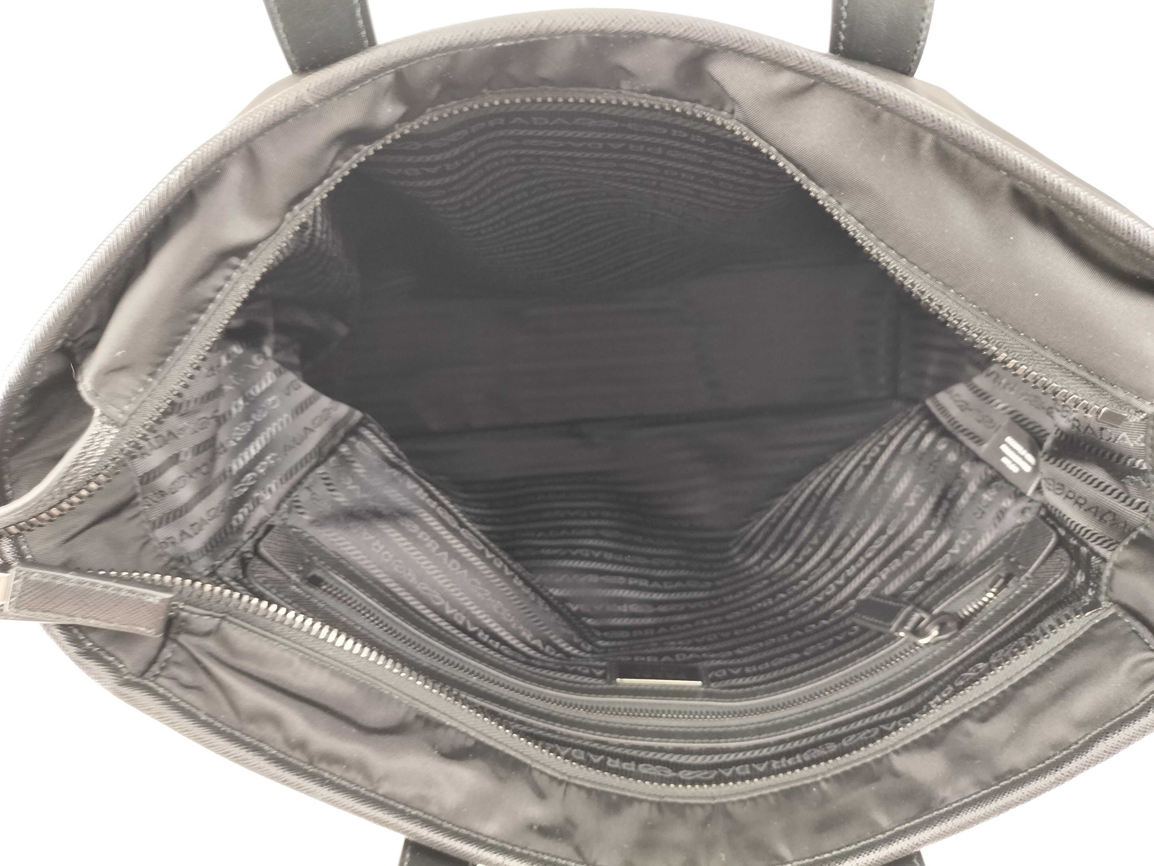 Nylon Triangle Logo Tote Bag 2way Shoulder Bag Tote Bag — view 12