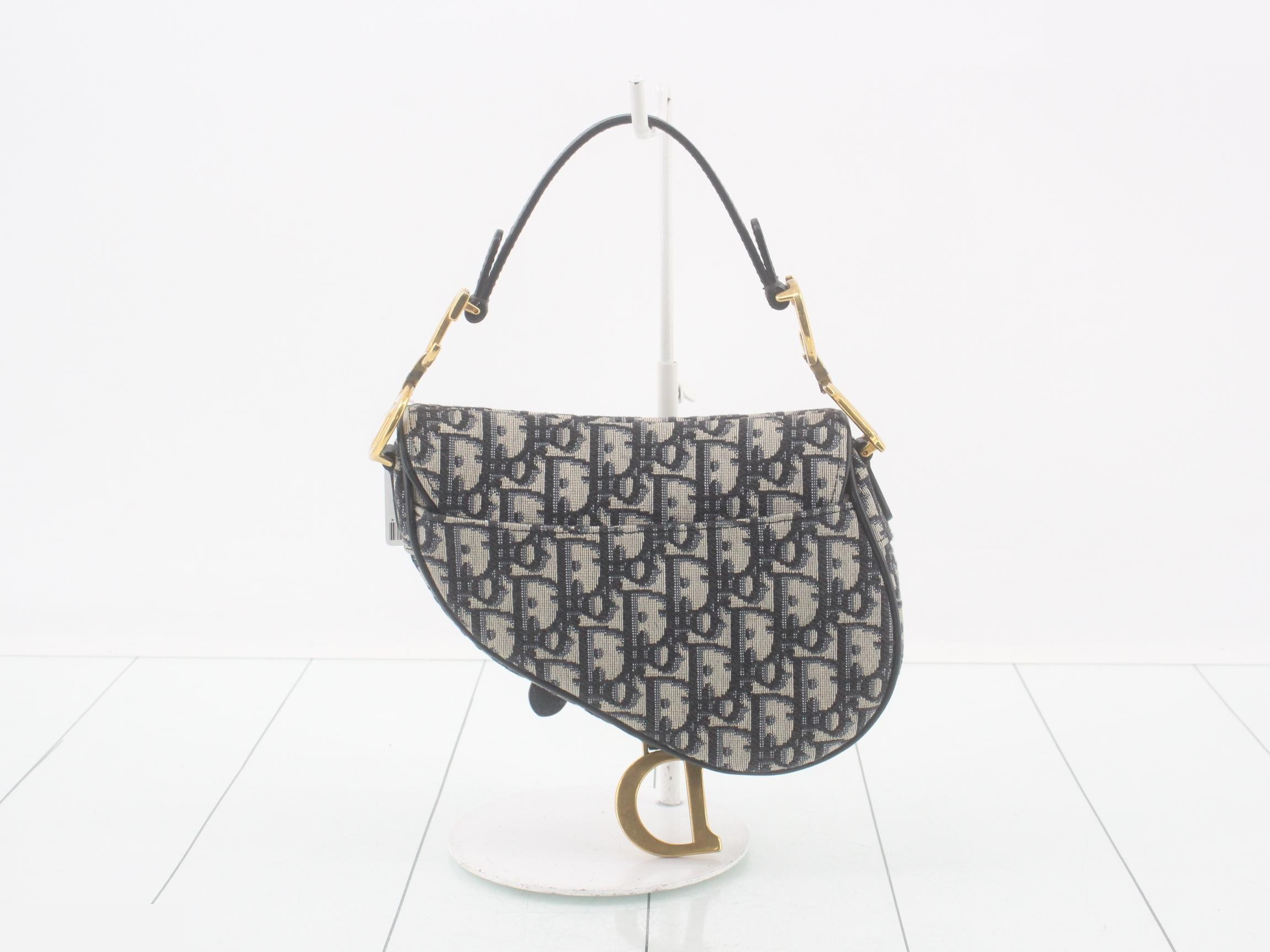 Saddle Oblique Canvas Handbag — view 2