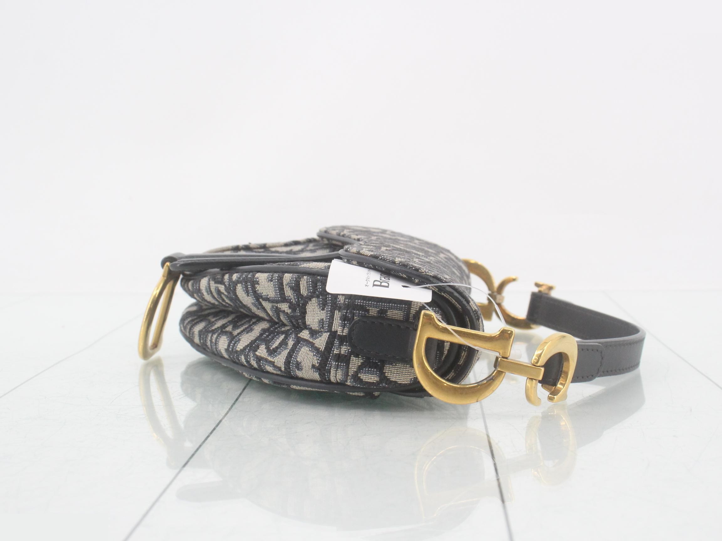 Saddle Oblique Canvas Handbag — view 3