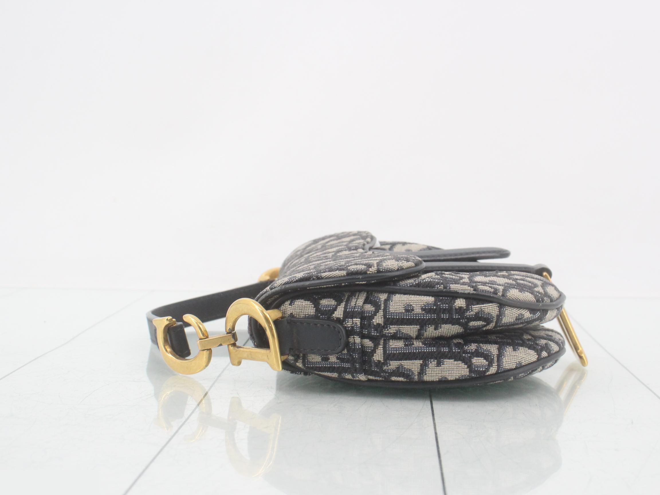 Saddle Oblique Canvas Handbag — view 4